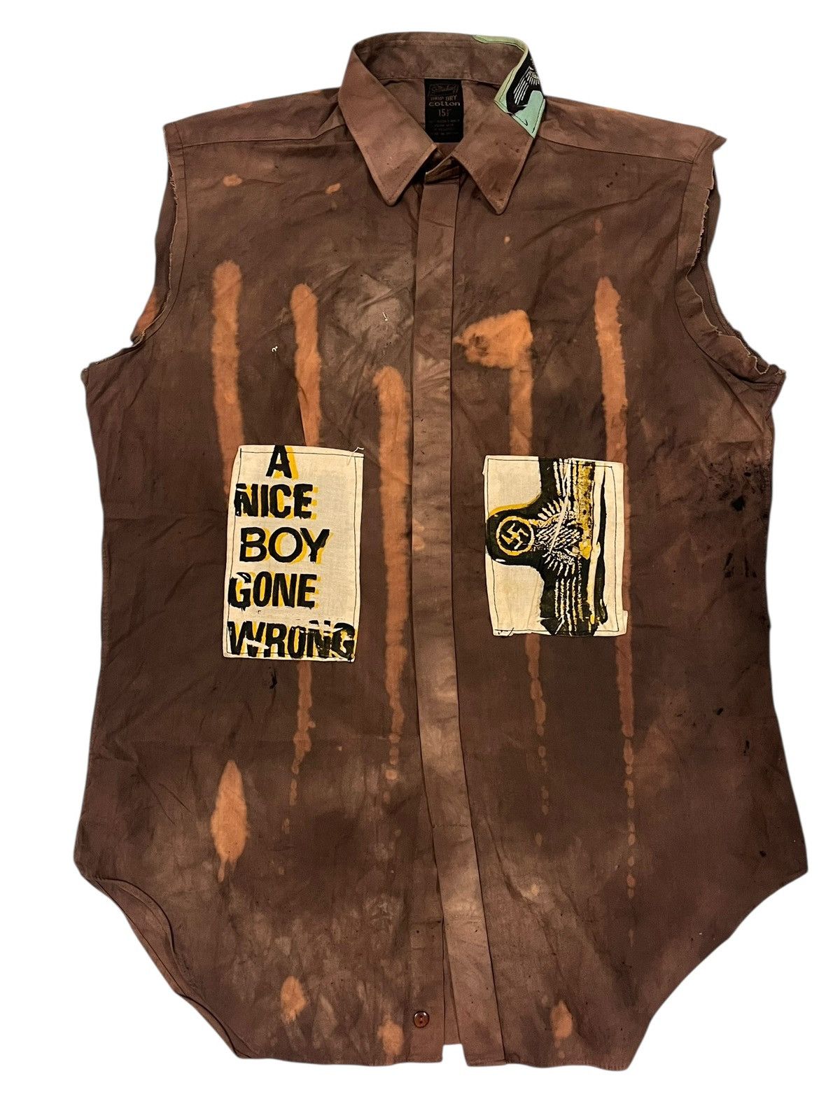 Seditionaries Vintage Seditionaries Sleeveless Anarchist Style Size US L / EU 52-54 / 3 - 3 Thumbnail