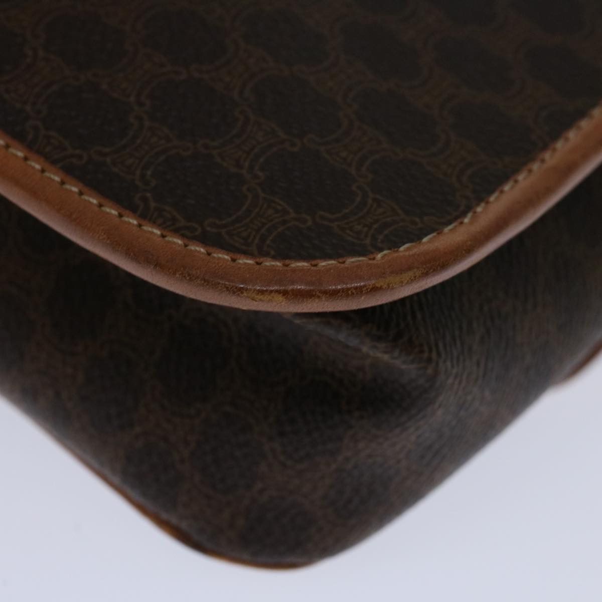 Celine CELINE Macadam Canvas Shoulder Bag Pvc Brown Size ONE SIZE - 13 Thumbnail
