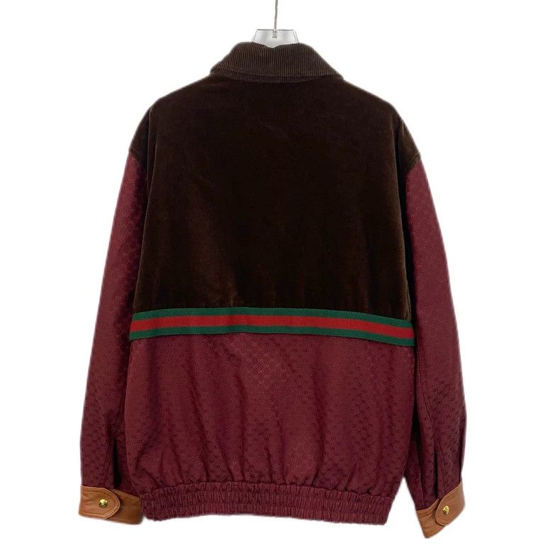Gucci Gucci Color-blocking dark pattern double G full print lapel Size US S / EU 44-46 / 1 - 2 Thumbnail