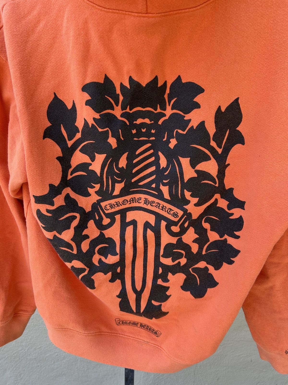 Chrome Hearts Chrome hearts Dagger hoodie orange Size US XL / EU 56 / 4 - 2 Thumbnail
