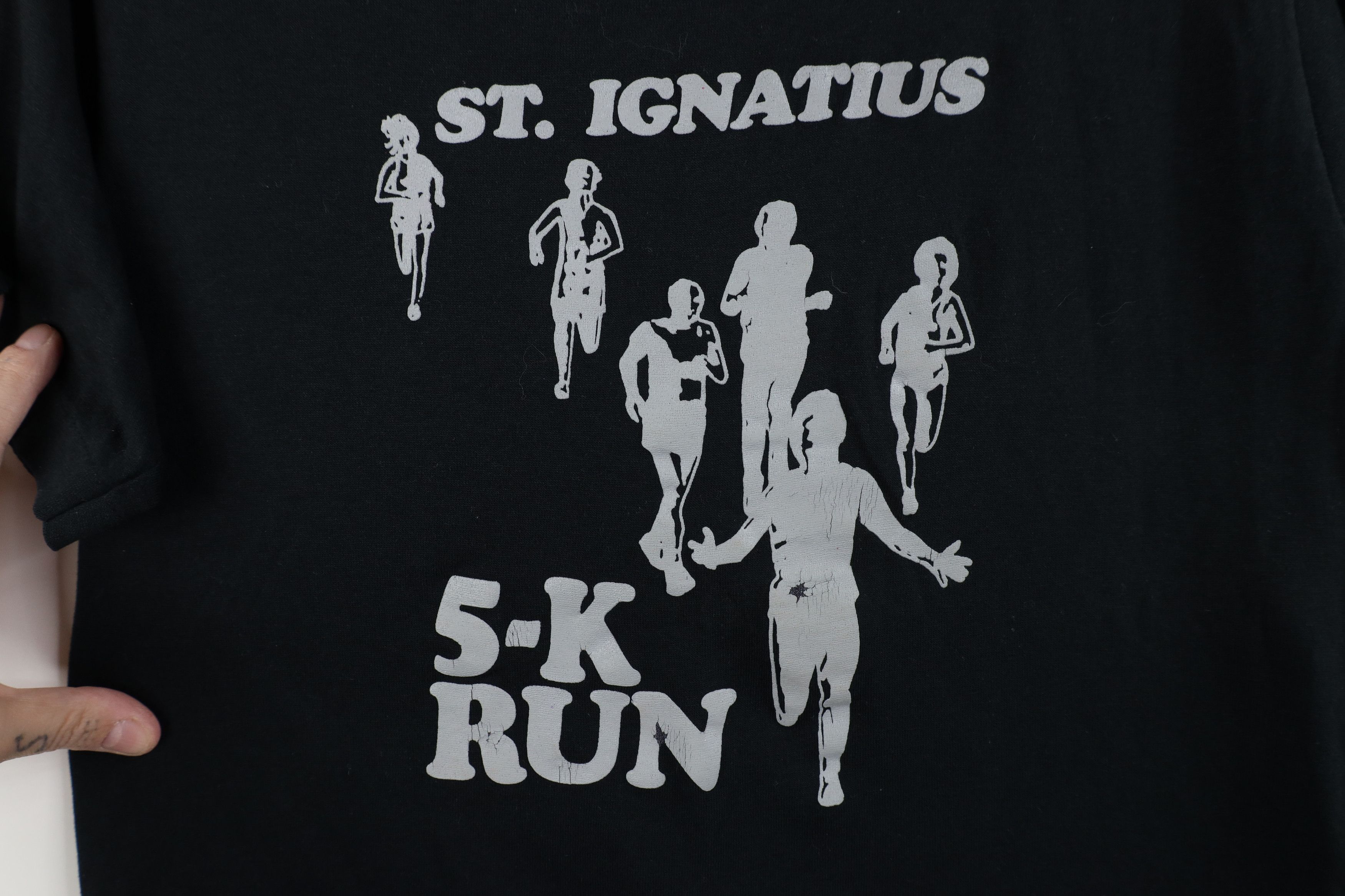 Vintage Vintage 80s 90s 5k Run Road Race Running T-Shirt USA Size S / US 4 / IT 40 - 4 Thumbnail