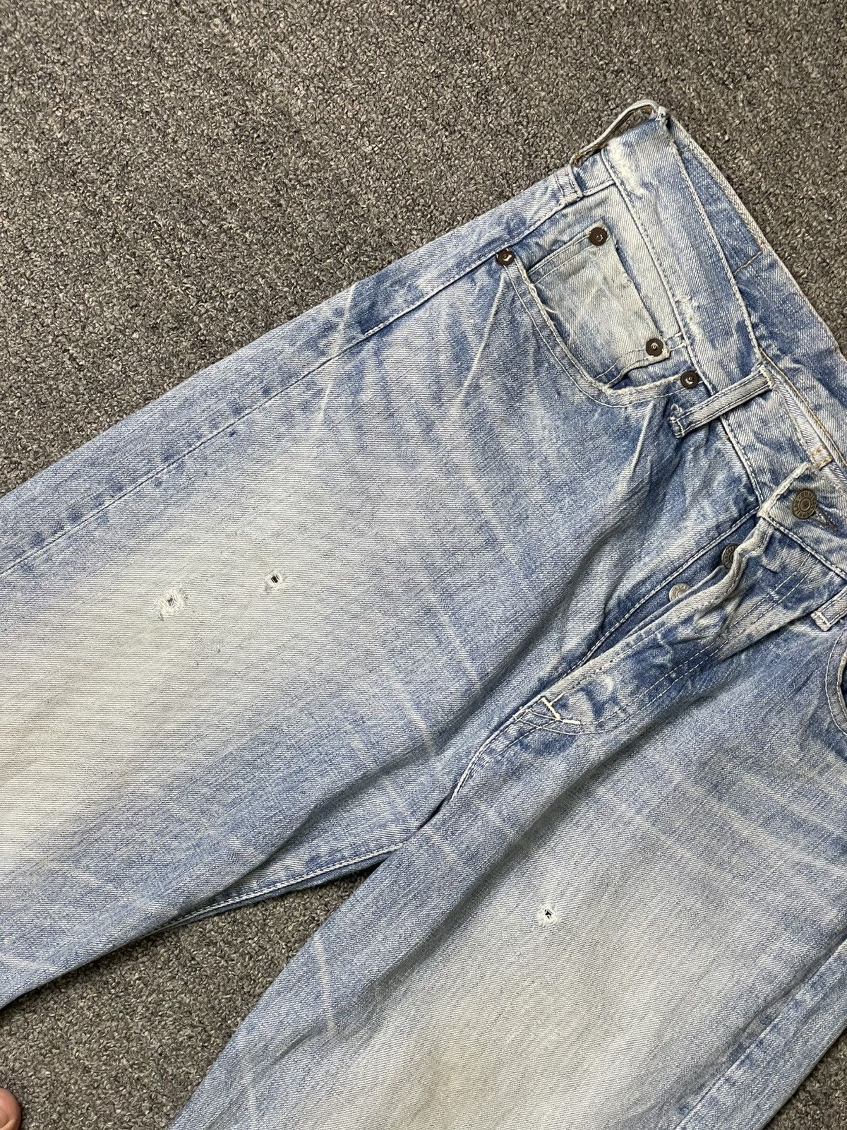 OMNIGOD × Vintage OMNIGOD Brand Casual Straight Cut Jeans (92) Size US 33 - 4 Thumbnail