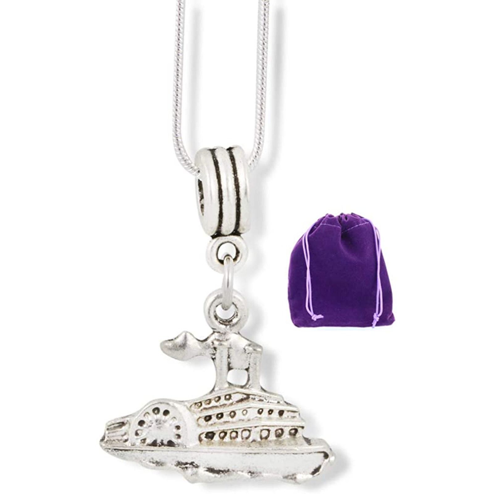 & Other Stories River Boat Necklace - Steam Ship Pendant for Boat People Size ONE SIZE - 1 Thumbnail