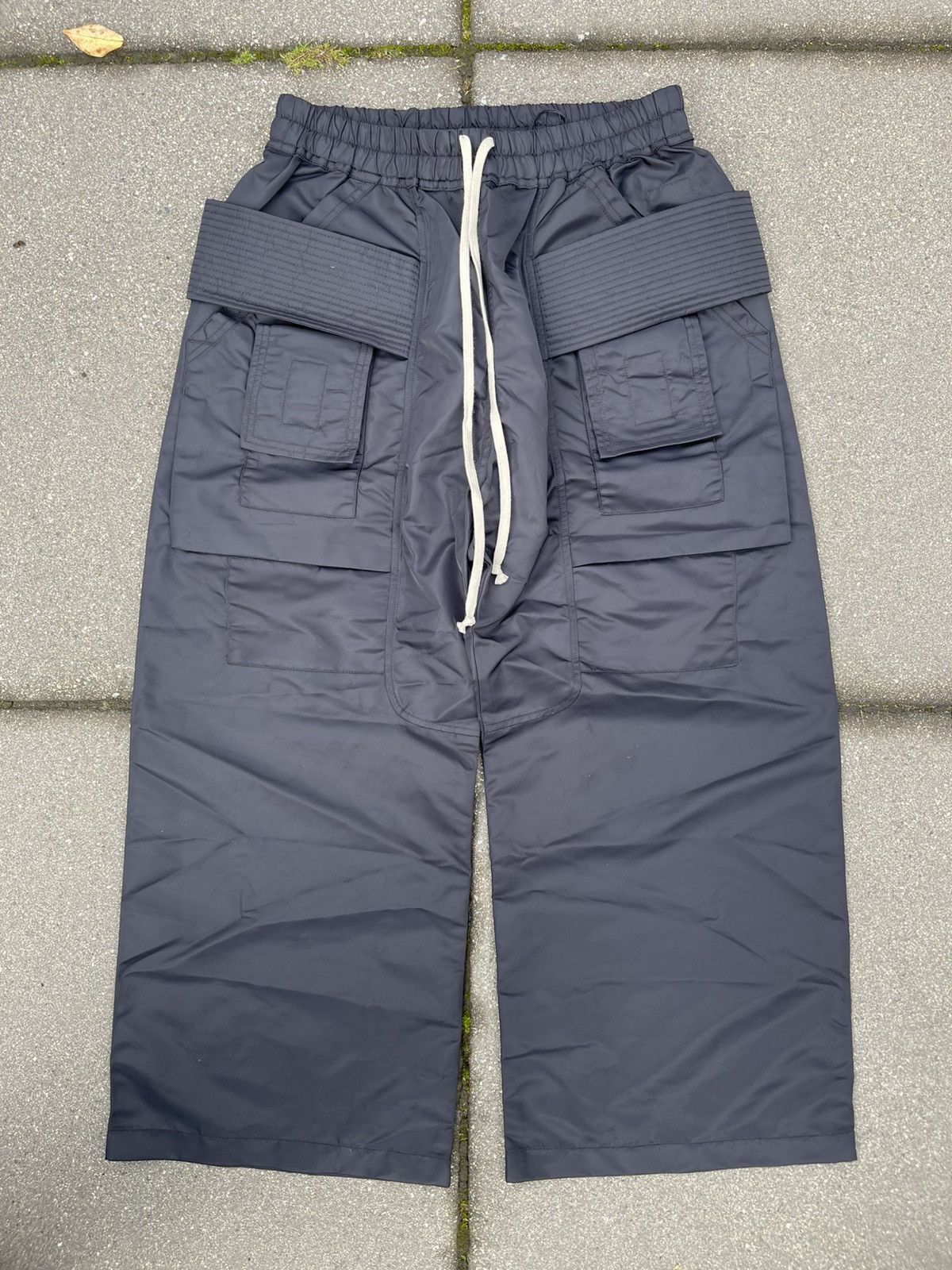Rick Owens DRKSHDW ss24 lido wide leg Creatch cargo pants Size US 34 / EU 50 - 3 Thumbnail