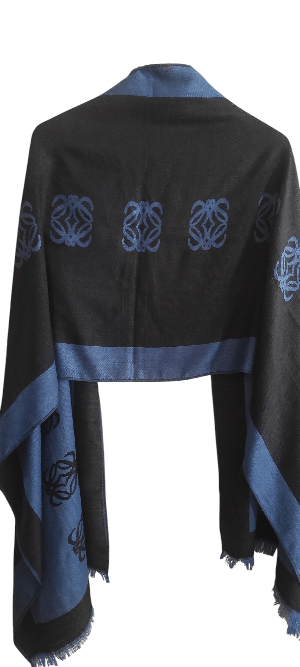 Loewe Loewe Women's Plaid Wool & Silk Blend Anagram Scarf Size ONE SIZE - 3 Thumbnail