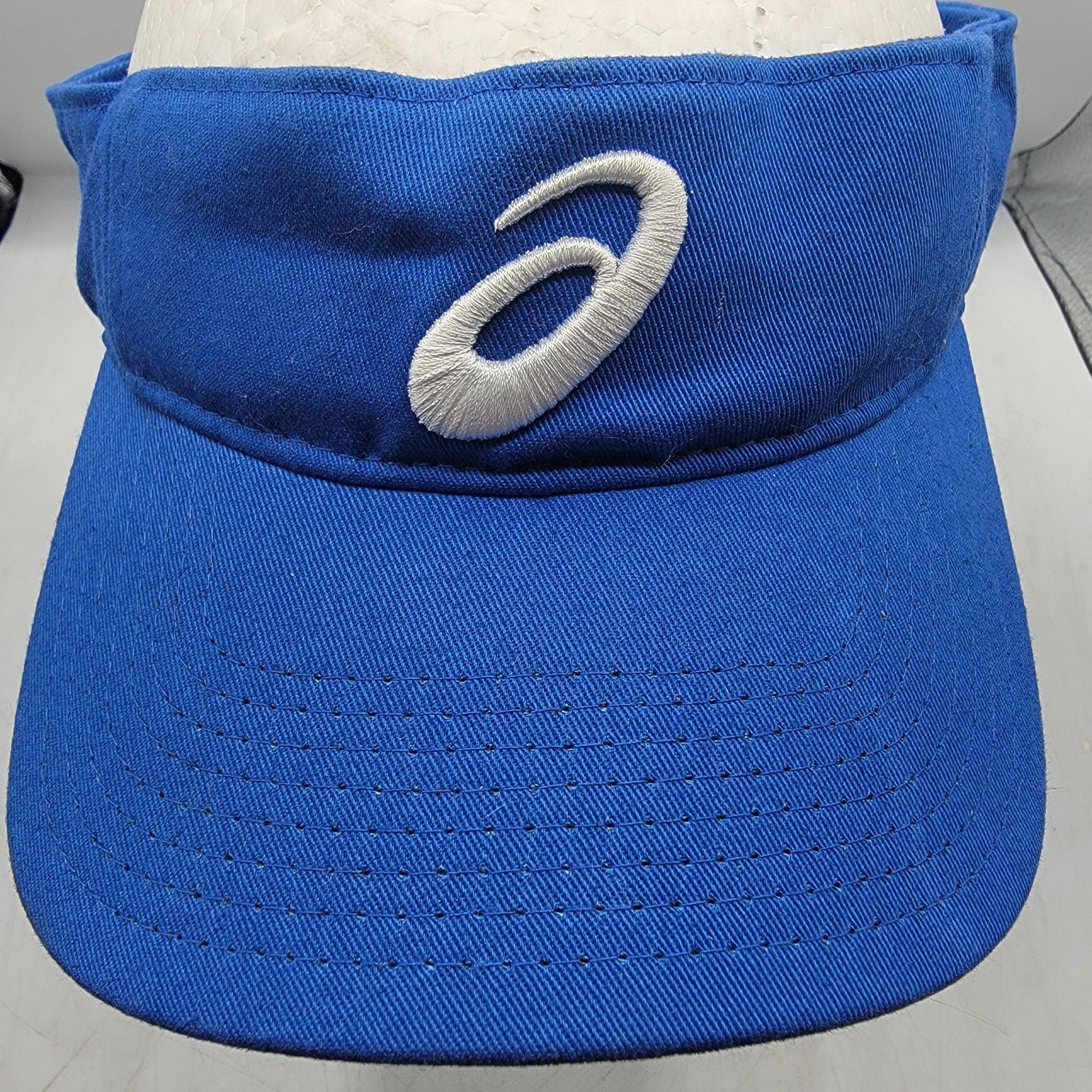 Asics Asics Adults Blue Visor Hat One Size Fits Most Golf Adjustab Size ONE SIZE - 7 Thumbnail