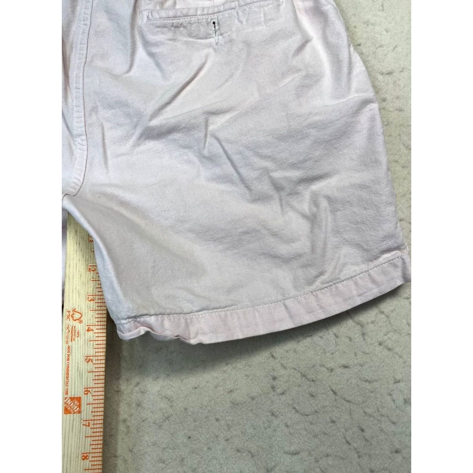 Vintage Polo Play Chino Shorts Pink Men's L Drawstring 6 Inch Inseam Classic Fit Adjustable Waist Regular Size US L / EU 52-54 / 3 - 4 Thumbnail