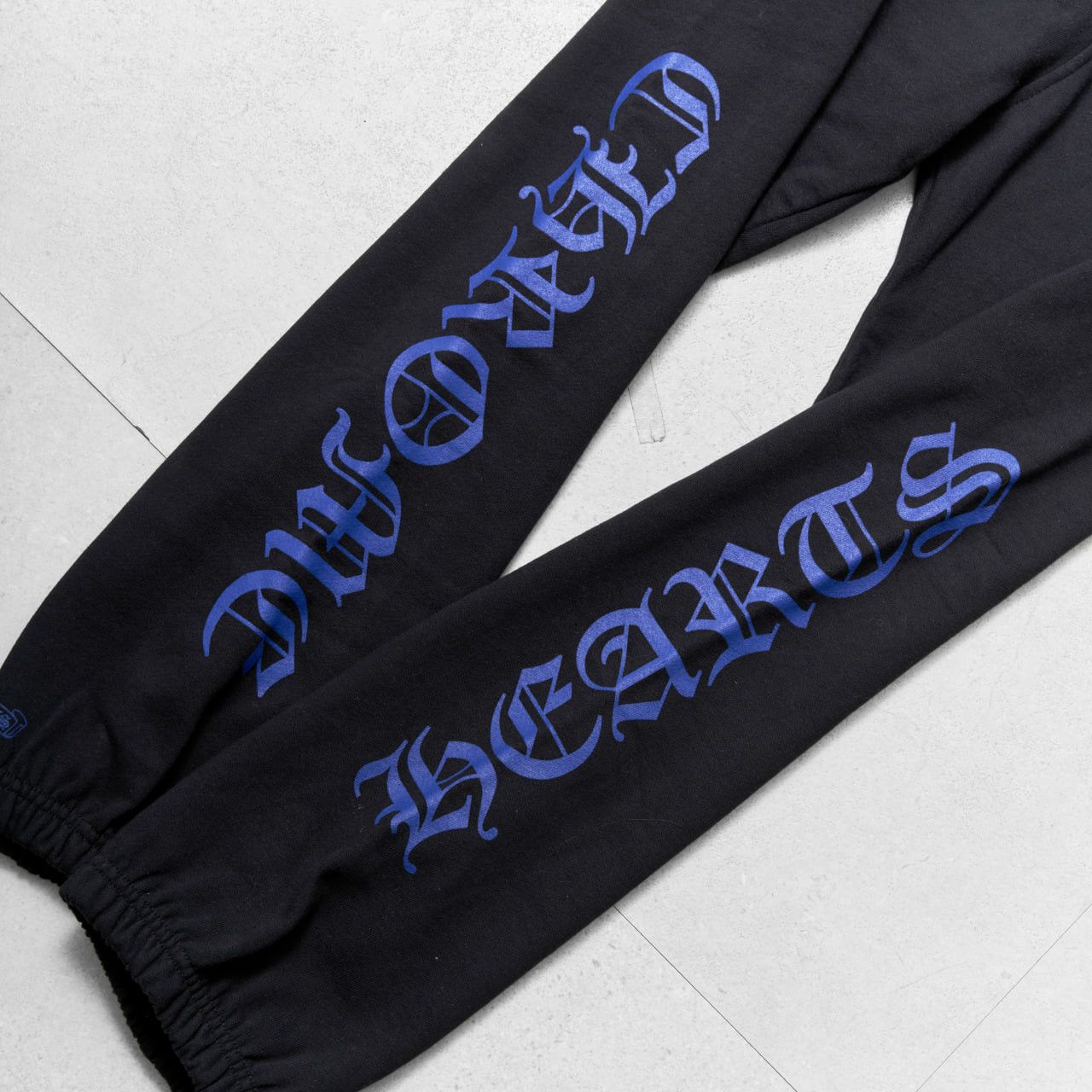 Chrome Hearts CHROME HEARTS Horseshoe Blue Print Sweatpants BLACK Size US 29 - 4 Thumbnail