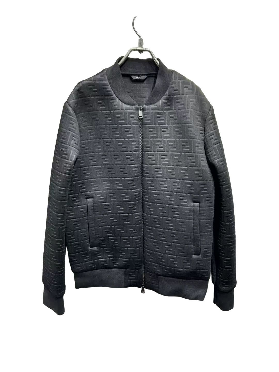 Fendi Fendi Embossed FF Monogram Bomber Jacket 48 Size US M / EU 48-50 / 2 - 1 Thumbnail