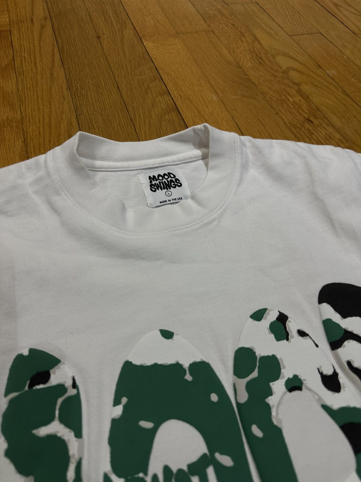 Other MOODSWINGS White Dark Camo T-Shirt SIZE L Size US L / EU 52-54 / 3 - 2 Thumbnail