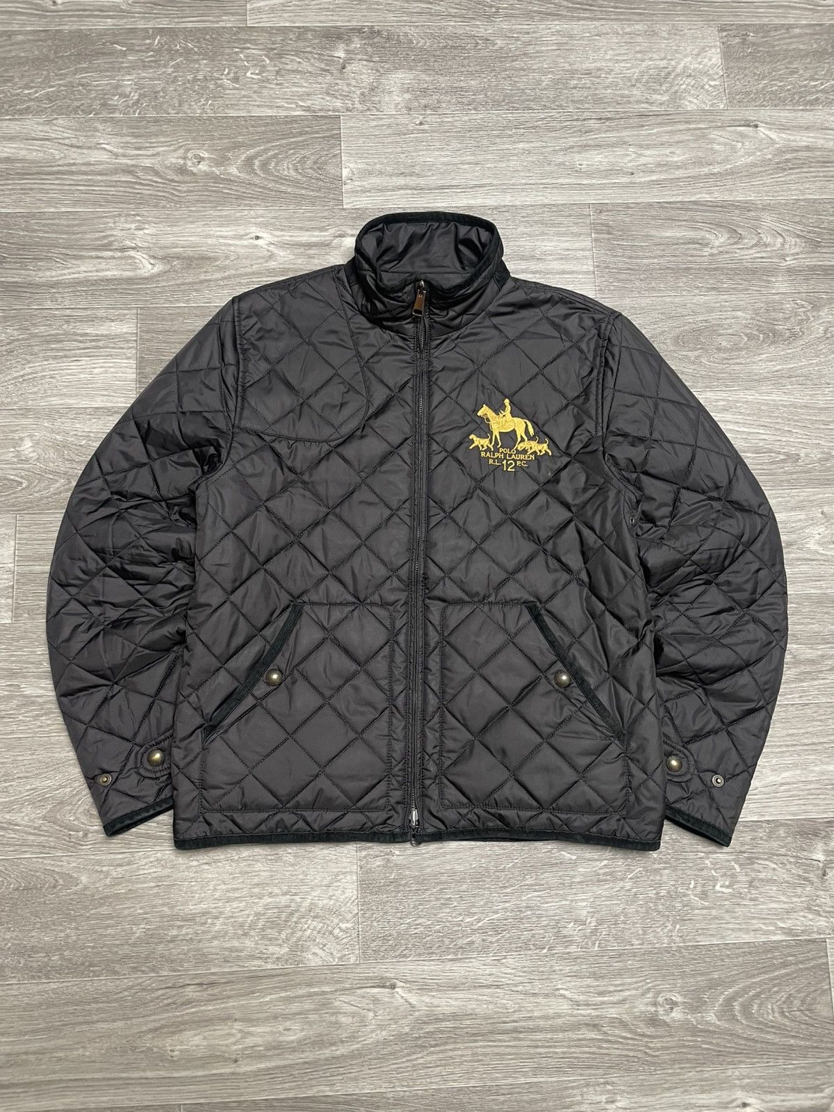 Vintage Polo Ralph Lauren Quilted Reversible Parkas Jacket