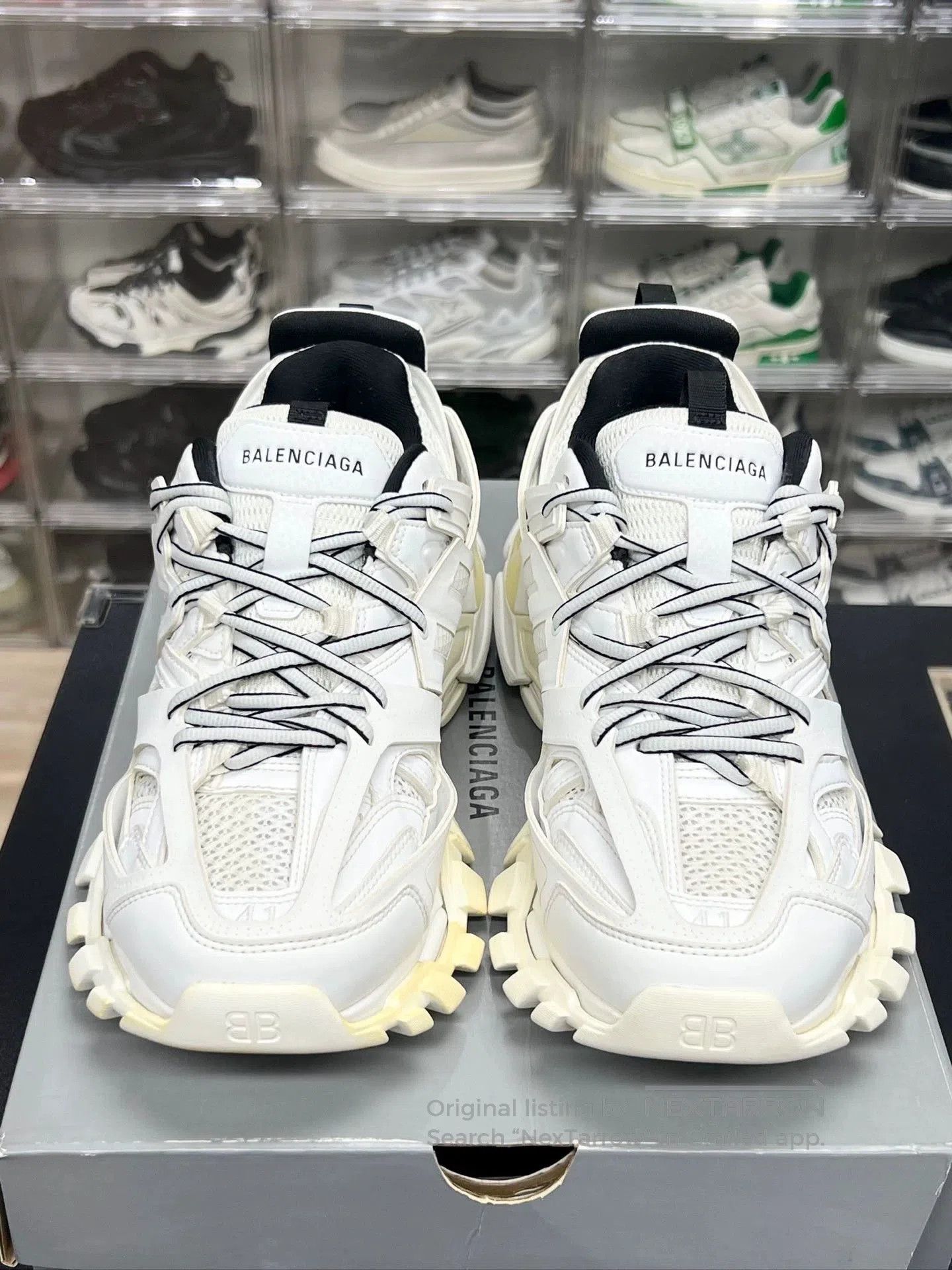 Balenciaga Balenciaga Track Sneakers in White and Black. Size US 8 / EU 41 - 2 Thumbnail