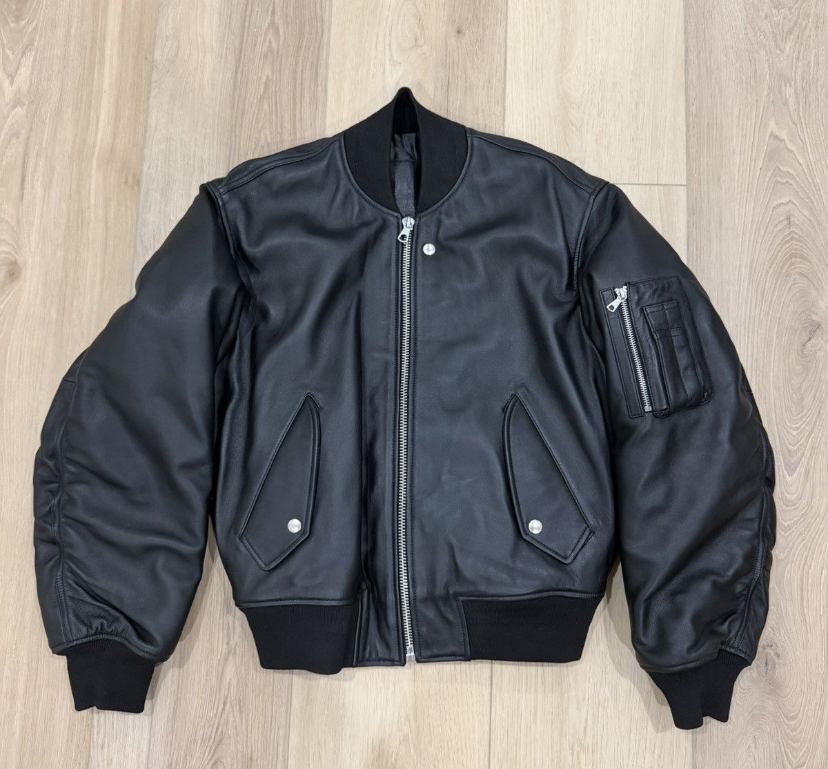 Streetwear × Stussy Stussy SS Link Leather Bomber | Grailed