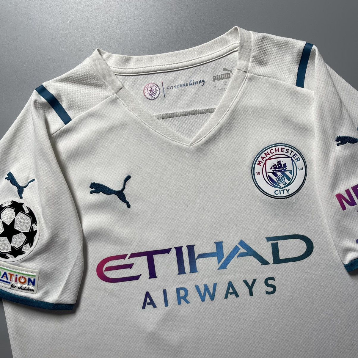 Puma × Vintage MAN CITY PUMA 2021/2022 FOOTBALL AWAY JERSEY #3 RUBEN DIAS Size US M / EU 48-50 / 2 - 4 Thumbnail