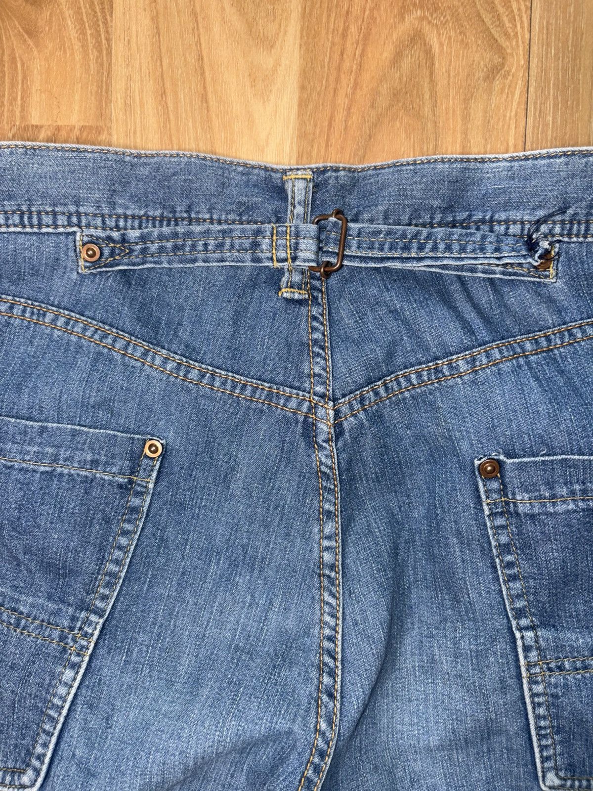 Edwin Vintage EDWIN Cinch-Back Workwear Jeans Made In Japan Size US 30 / EU 46 - 7 Thumbnail