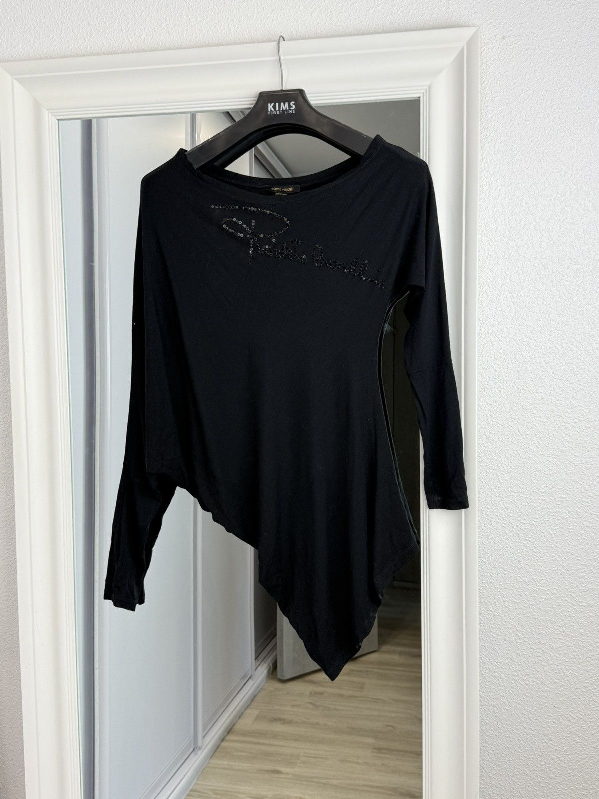 Roberto Cavalli Roberto Cavalli Asymmetrical Longsleeve Pullover Bluse Rare Size M / US 6-8 / IT 42-44 - 1 Thumbnail