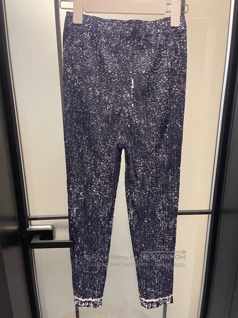 Issey Miyake Issey Miyake High-waisted Printed Denim Casual Pants Size 25" / US 0 / IT 36 - 2 Thumbnail