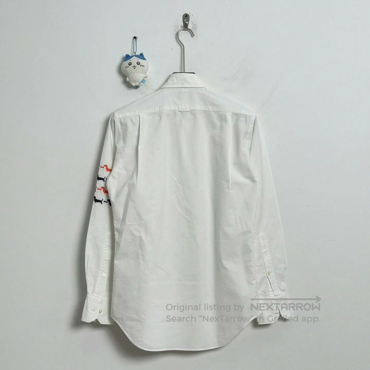 Thom Browne Thom Browne Embroidered Dog Stripe Shirt. Size US S / EU 44-46 / 1 - 2 Thumbnail