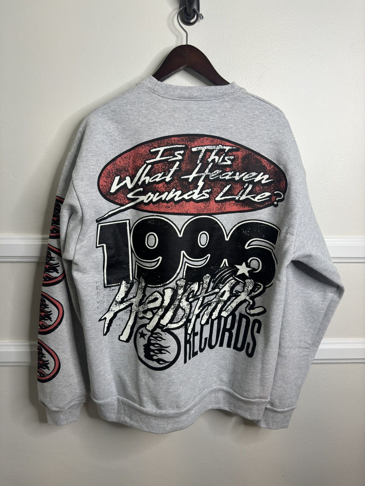HELLSTAR Hellstar Studios Records Crewneck Grey Size US L / EU 52-54 / 3 - 8 Thumbnail