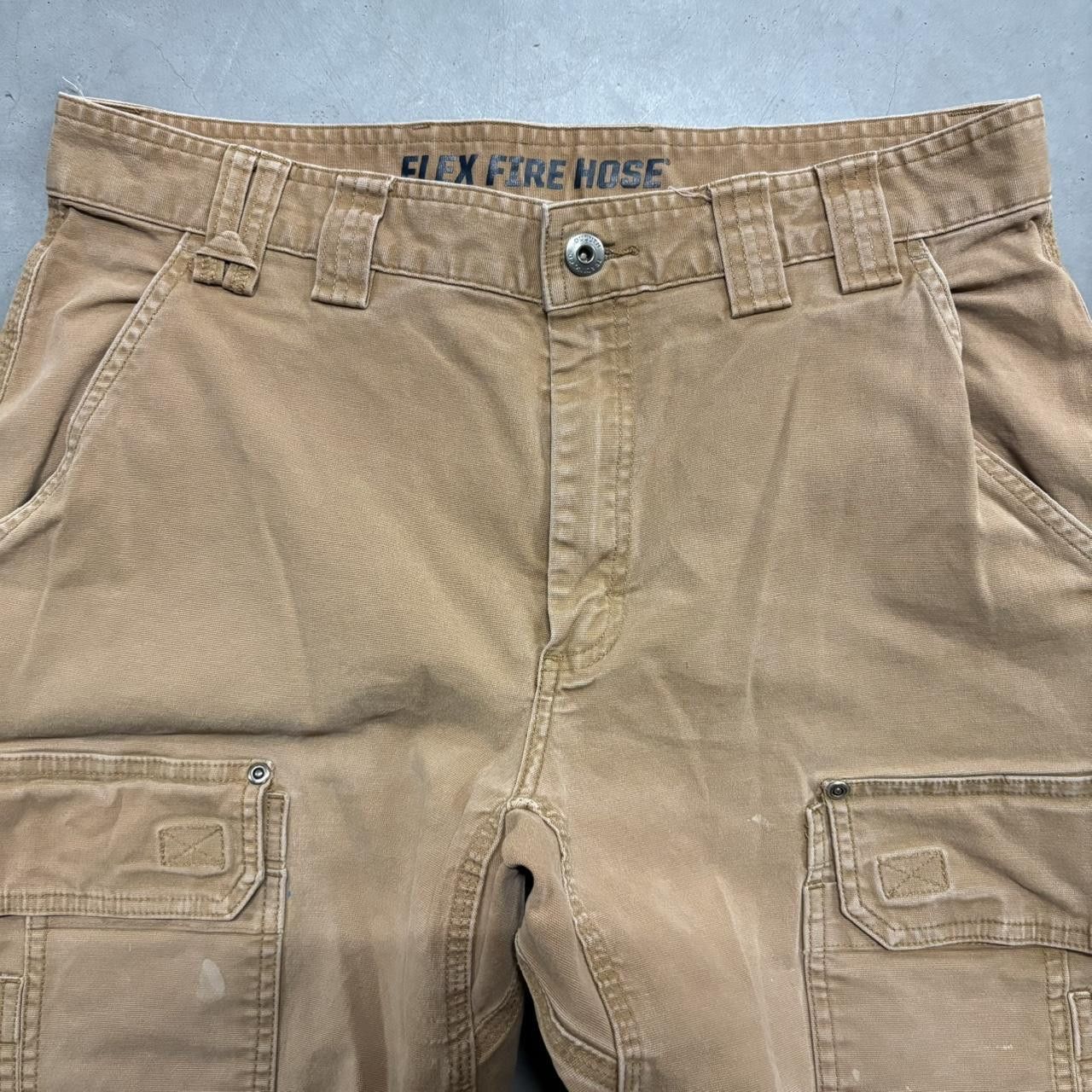 Vintage Crazy Vintage Y2K/2000s Baggy Tan Khaki Cargo Pannts! Size US 32 / EU 48 - 4 Thumbnail