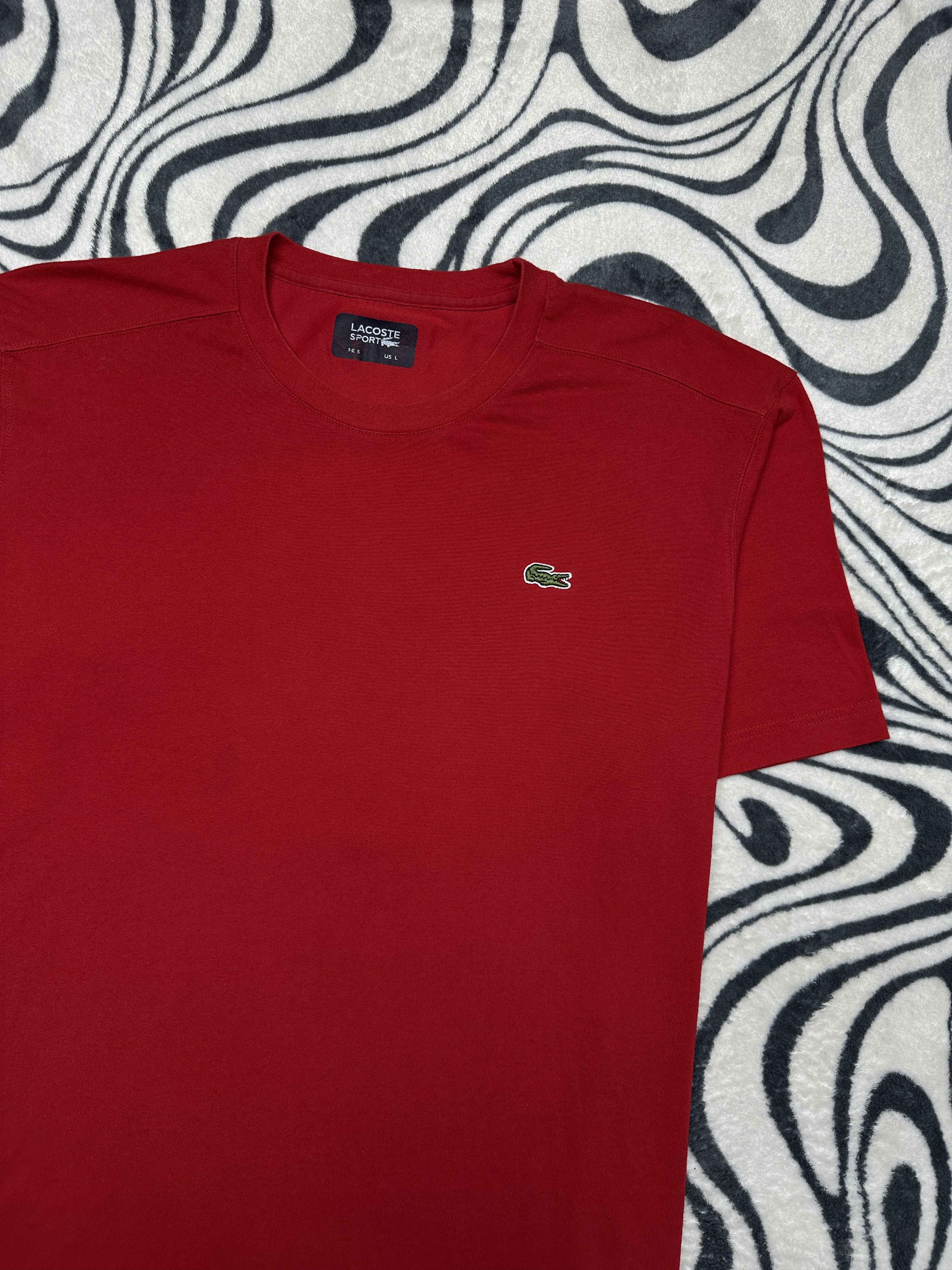 Lacoste Lacoste Mens Crew Neck T-Shirt Tee Size US L / EU 52-54 / 3 - 2 Thumbnail