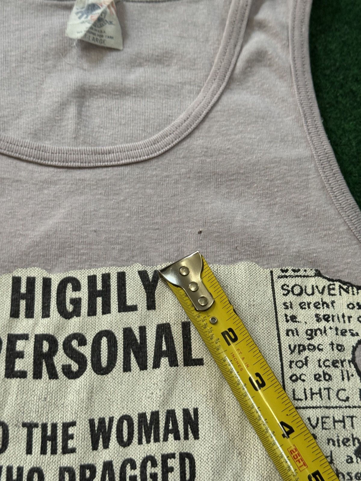 Vintage Vintage 80s Woman Who Drove Me To Drink Thank You Tank Top Size US M / EU 48-50 / 2 - 7 Thumbnail