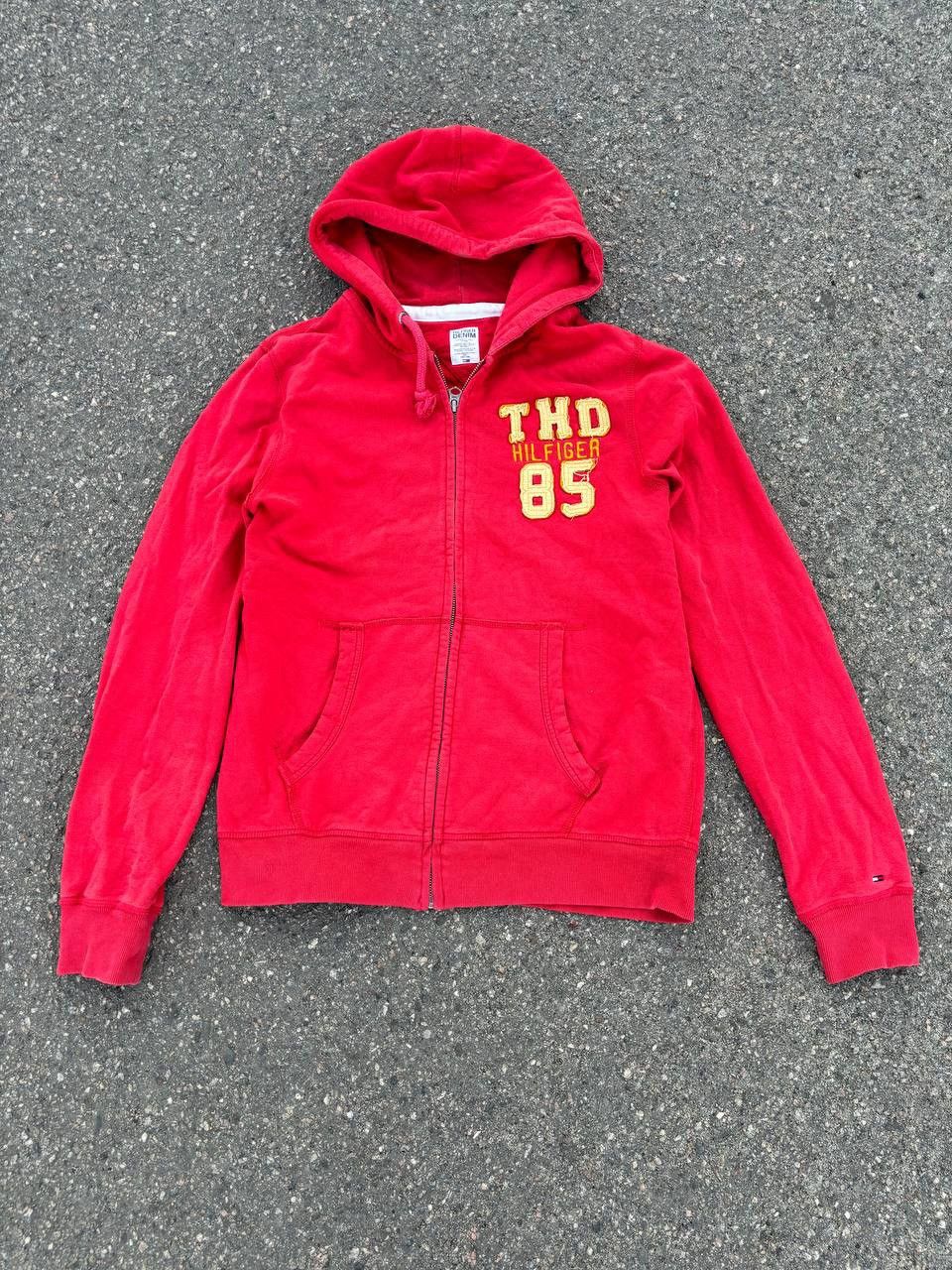 Tommy Hilfiger × Vintage Vintage Y2K Tommy Hilfiger Zip Hoodie Embroidered Logo Rap Size US M / EU 48-50 / 2 - 1 Thumbnail