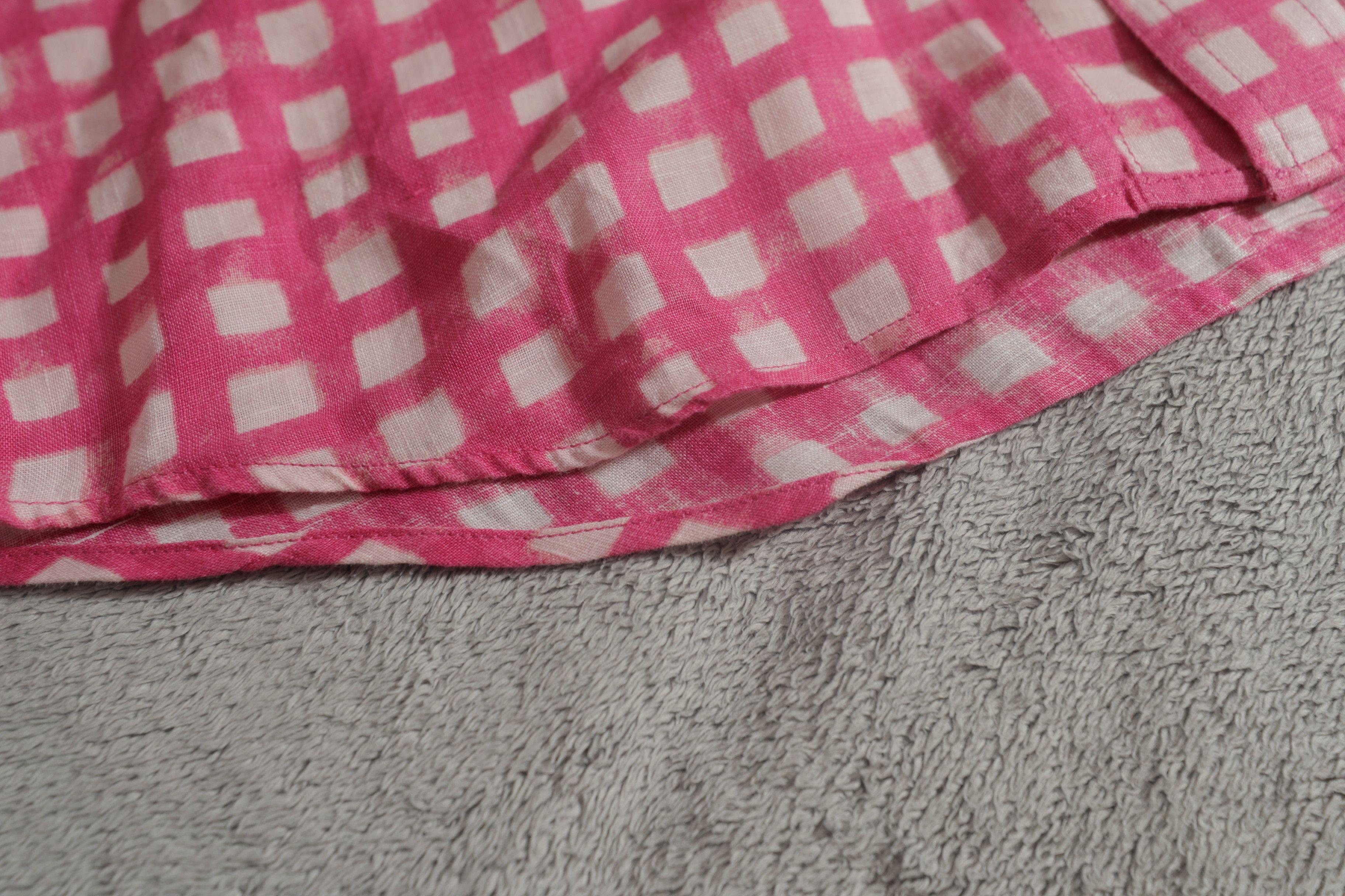 Lands' End Lands End Pink Checkered Vintage Button Down (M) Size US M / EU 48-50 / 2 - 6 Thumbnail