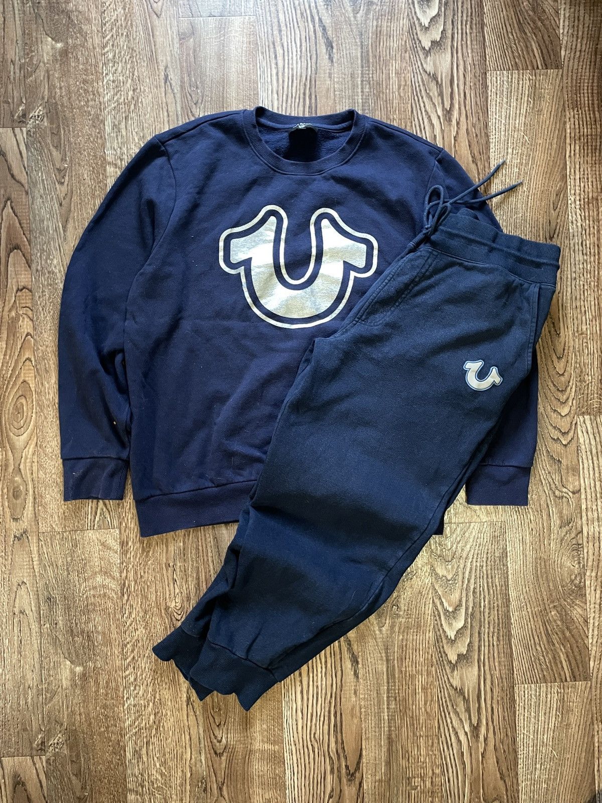 True Religion True Religion Track Suit Vintage Cotton Zip hoodie Pants Size US 34 / EU 50 - 1 Thumbnail