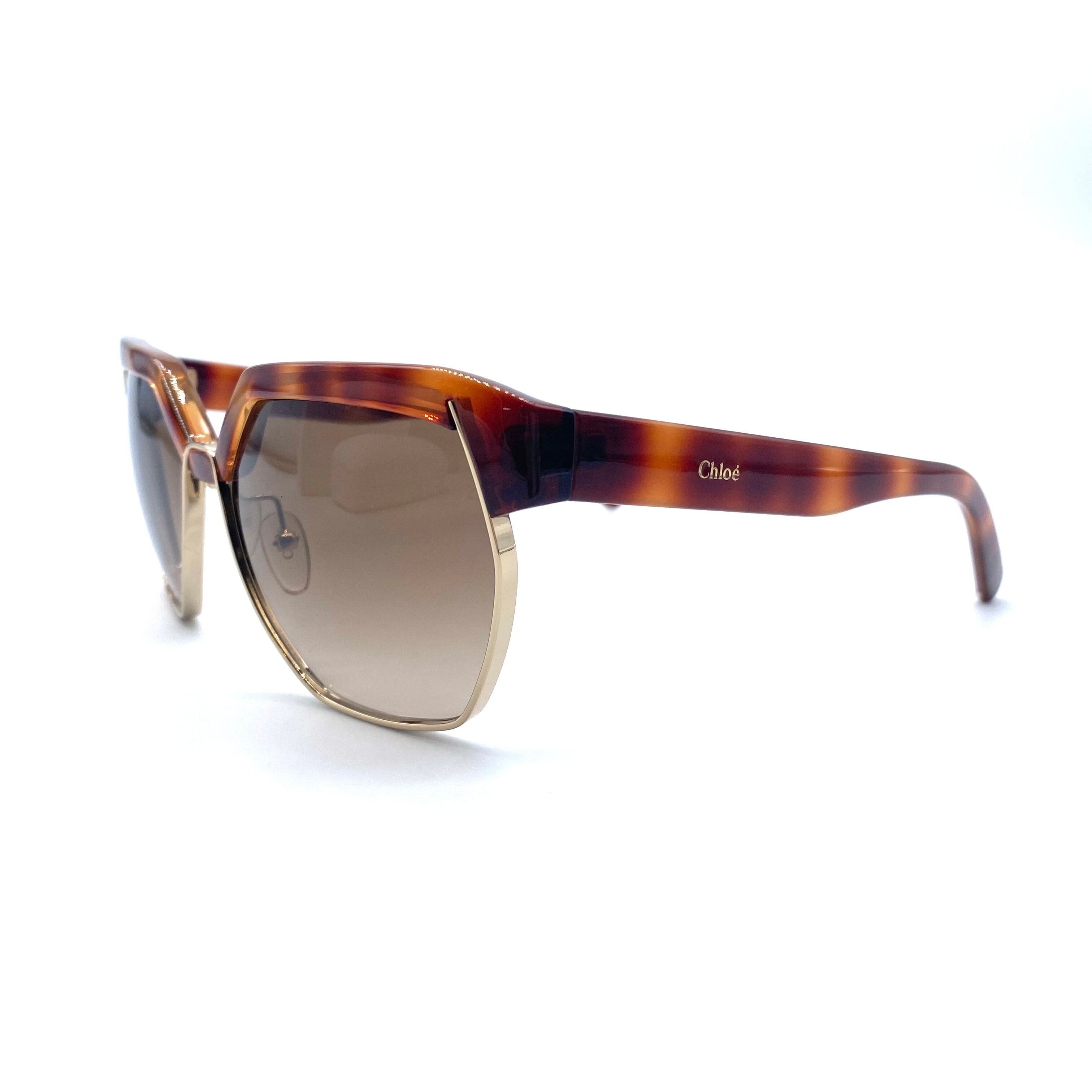 Chloe chloe Eyewear Sunglasses Tortoiseshell Size ONE SIZE - 1 Thumbnail