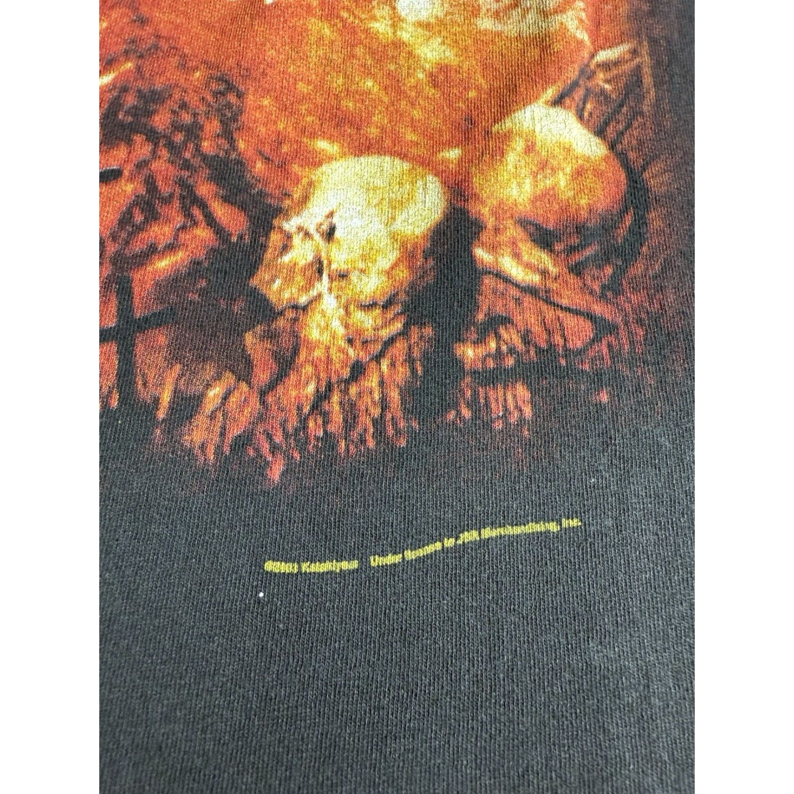 Delta VINTAGE Kataklysm Shadows and Dust 2003 T-Shirt XL Black Unisex Short Sleeve Graphic Tee 2003 Death Metal, Delta Size US XL / EU 56 / 4 - 5 Thumbnail