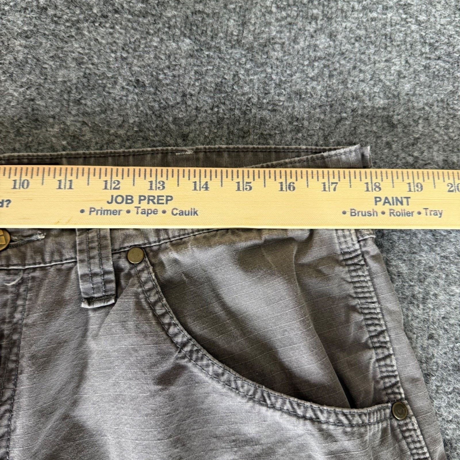 Wrangler Wrangler Riggs Workwear Pant Mens 36x30 Gray Durable Utility Size US 36 / EU 52 - 5 Thumbnail