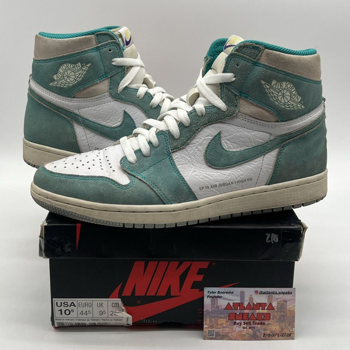 nike jordan 1 high turbo green
