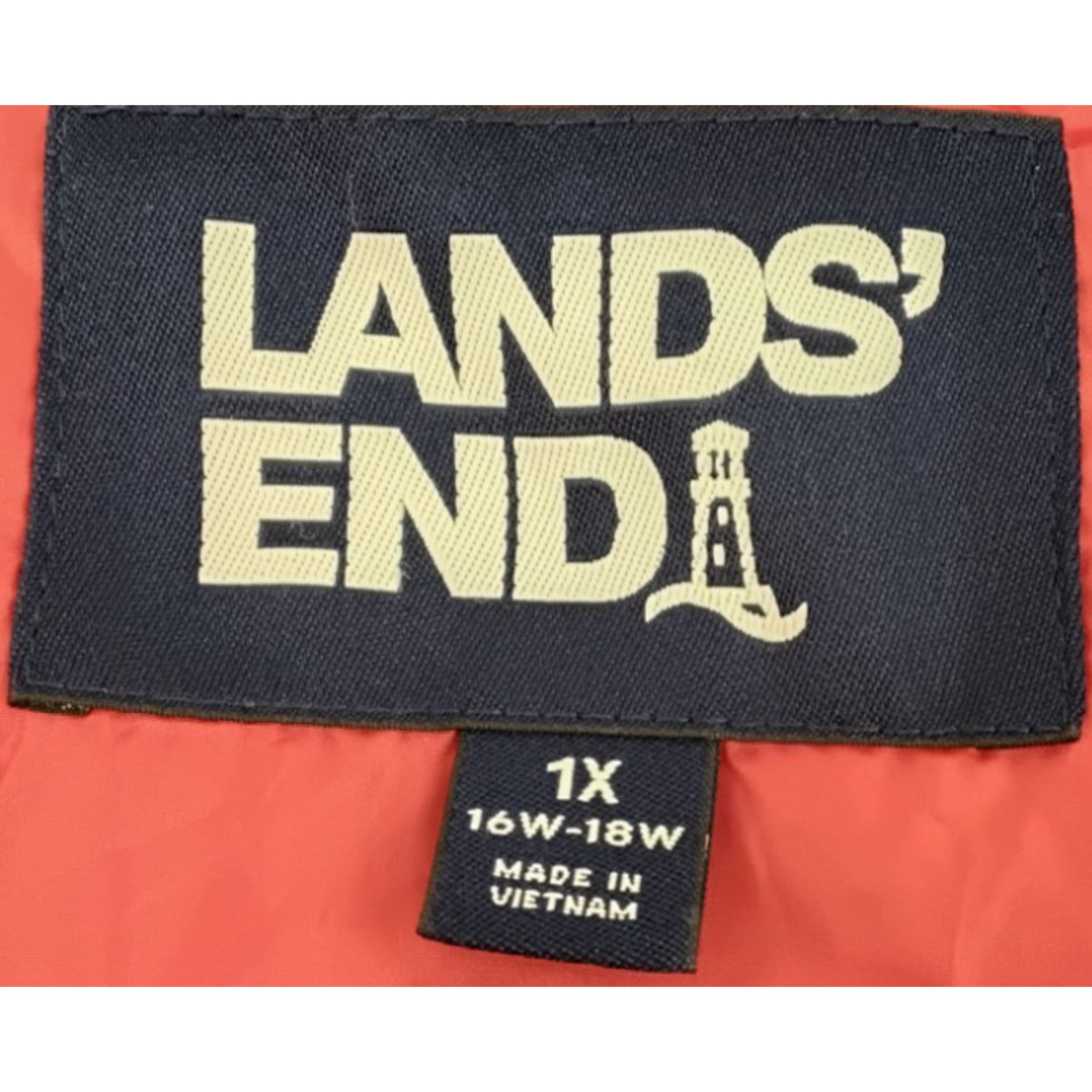 Lands' End Lands End Down Jacket Women's 1X (16-18) Red #Z5182 Size XL / US 12-14 / IT 48-50 - 9 Thumbnail