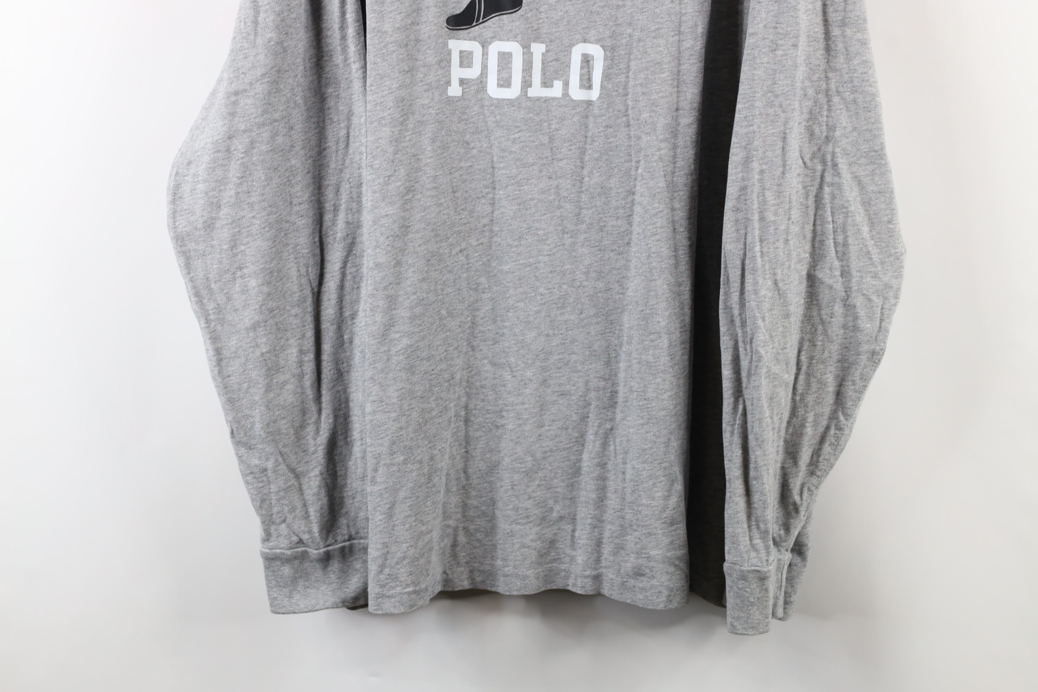 Ralph Lauren Vintage Ralph Lauren Winged Track Shoe Long Sleeve T-Shirt Size US XXL / EU 58 / 5 - 3 Thumbnail