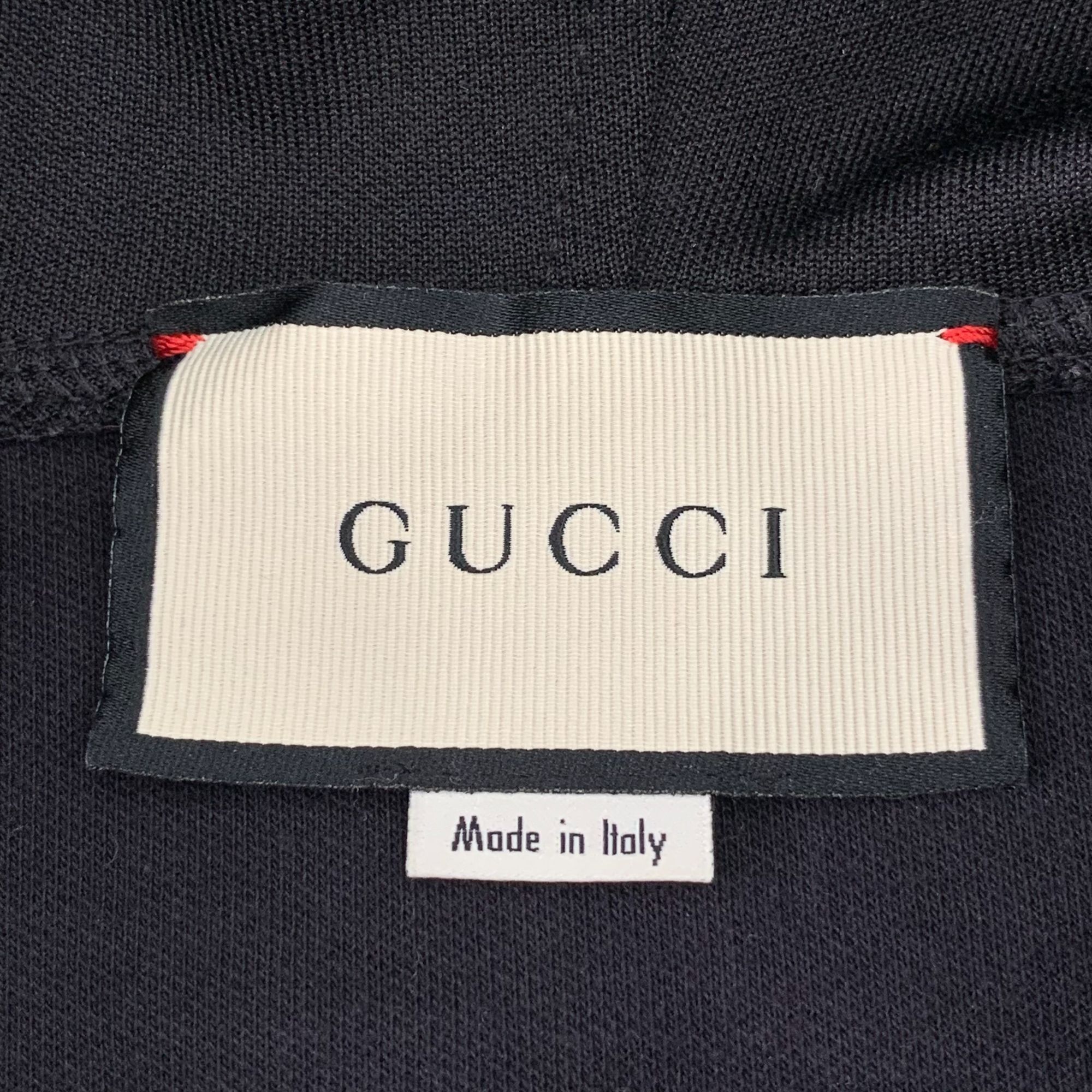 Gucci Gucci Black Cotton/Polyester Hoodie With Logo Tape Sleeves S Size XS / US 0-2 / IT 36-38 - 8 Thumbnail
