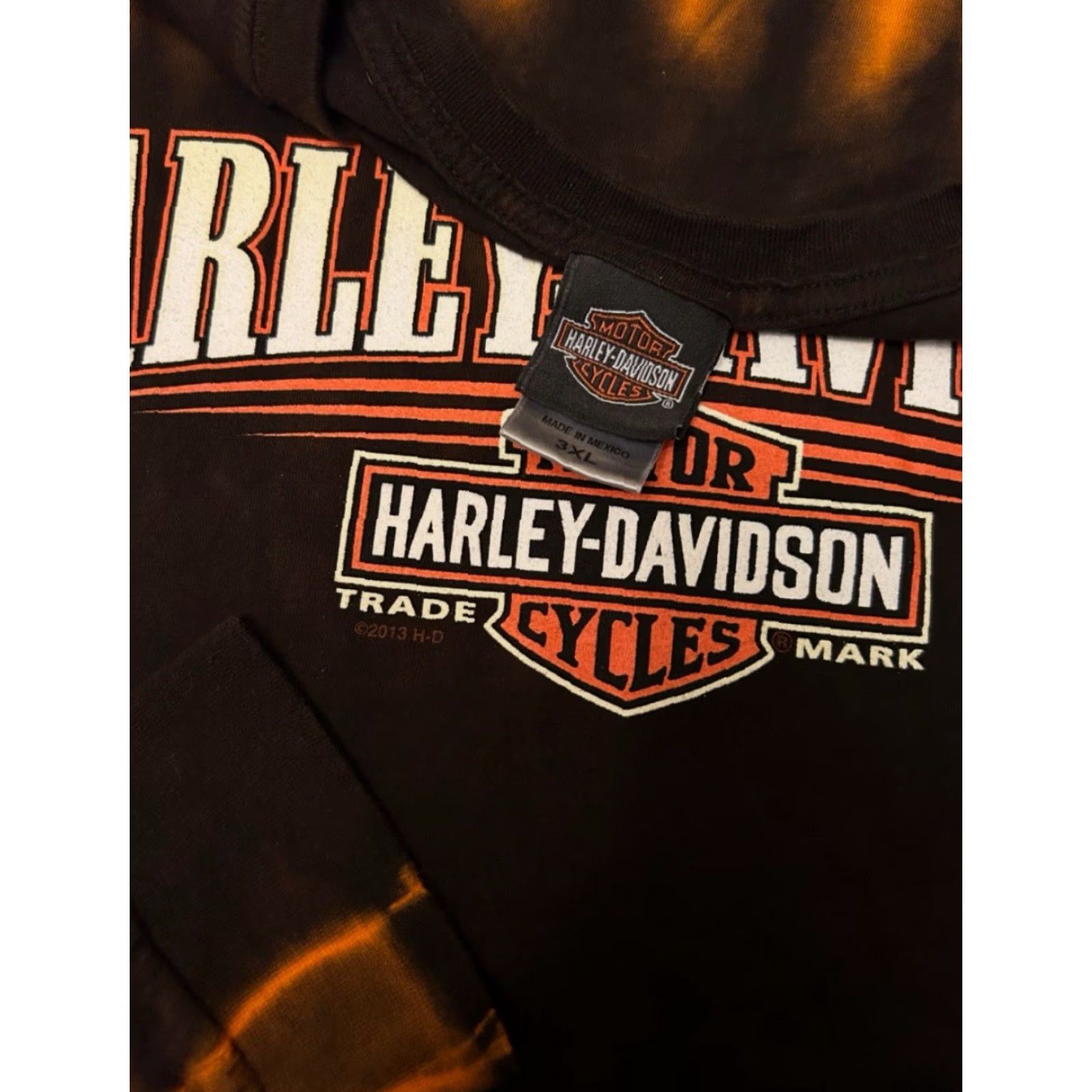 Harley Davidson VINTAGE Harley-Davidson Daytona Bike Week Tie Dye Long Sleeve Shirt Sz 3XL 2013 Size US XXL / EU 58 / 5 - 3 Thumbnail