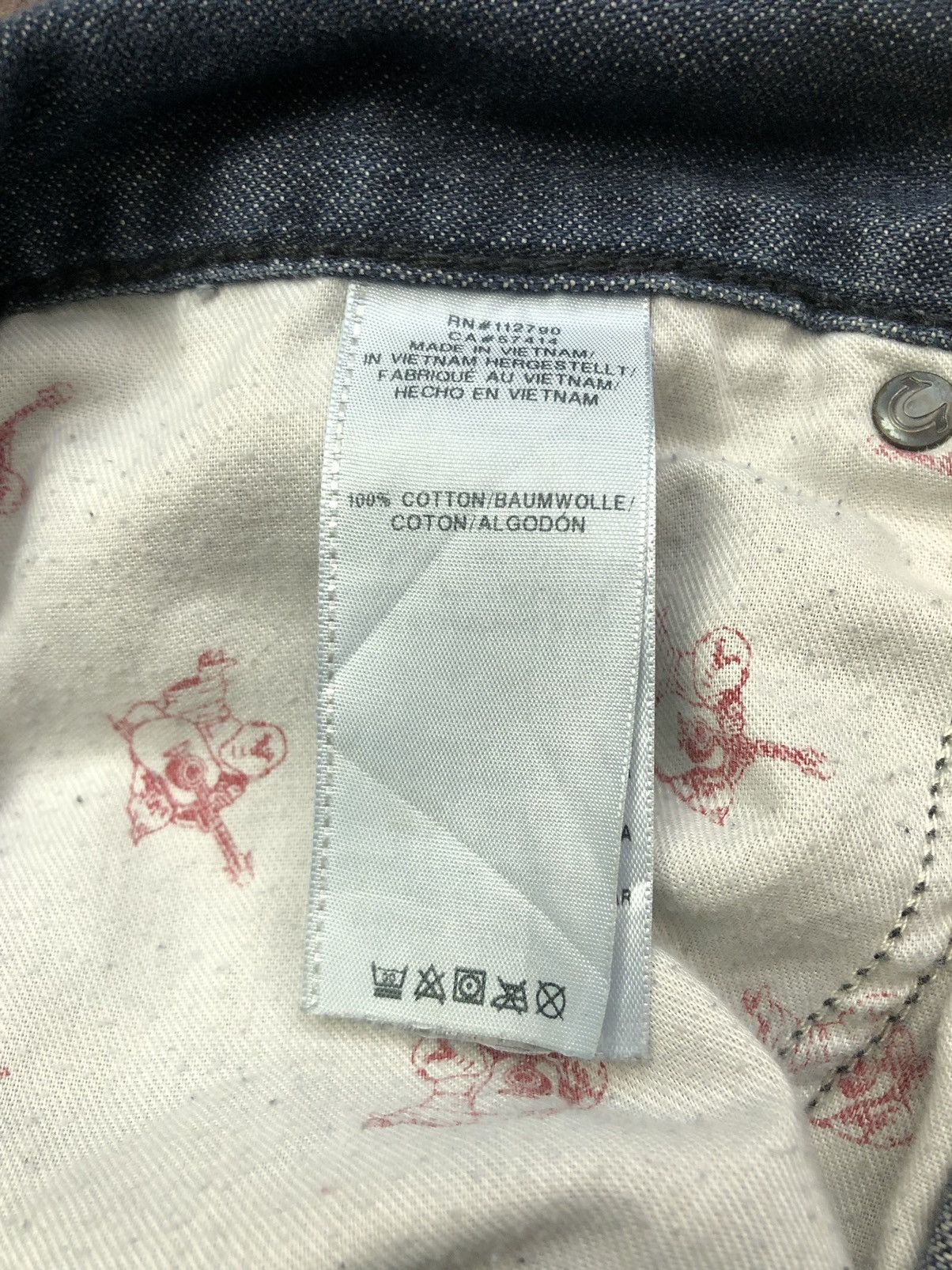 Vintage Vintage True Religion Moto Double Knee Jeans Size US 37 - 19 Thumbnail