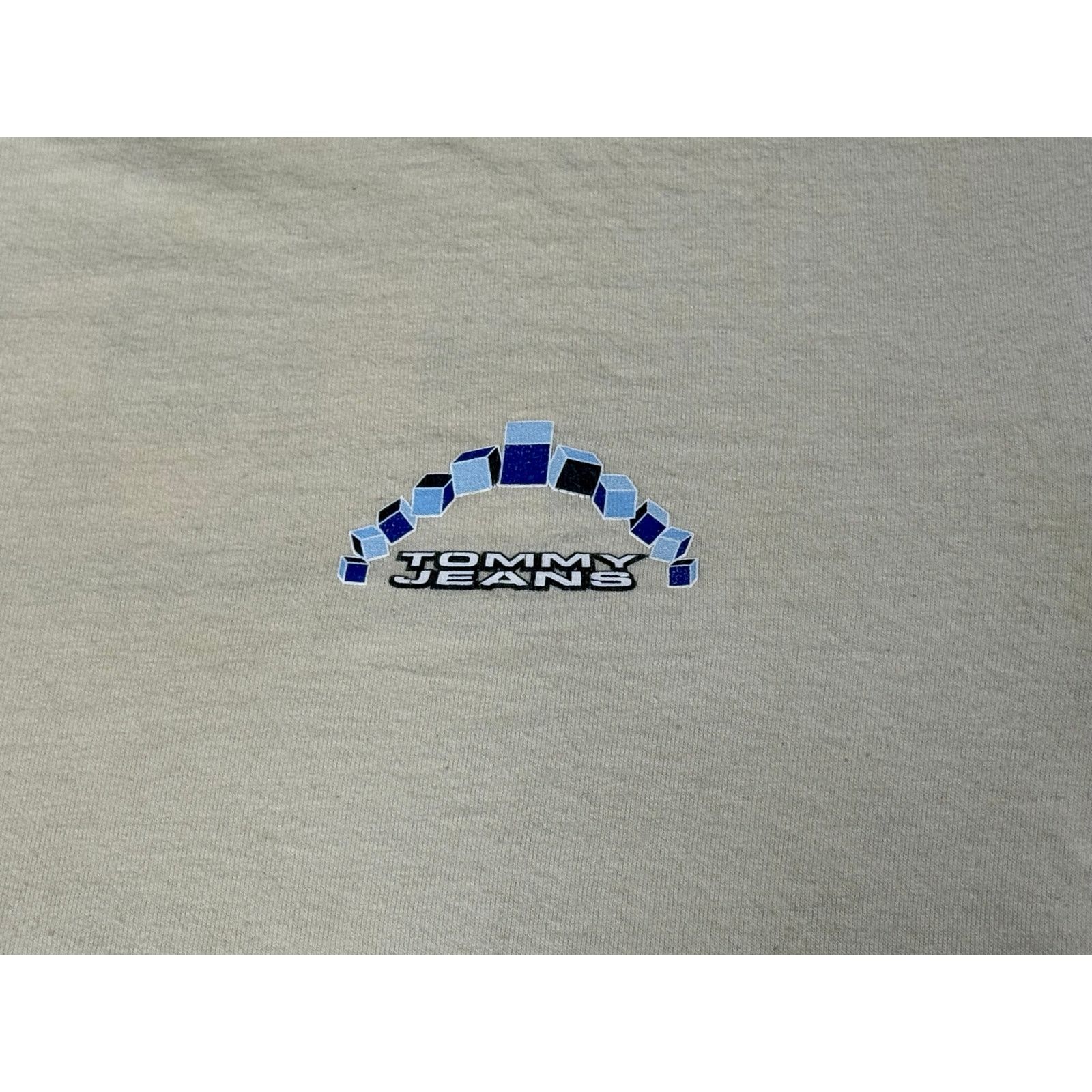 Tommy Hilfiger × Vintage Vintage 90s Tommy Hilfiger Jeans Double Sided T-shirt Medium Size US M / EU 48-50 / 2 - 4 Thumbnail