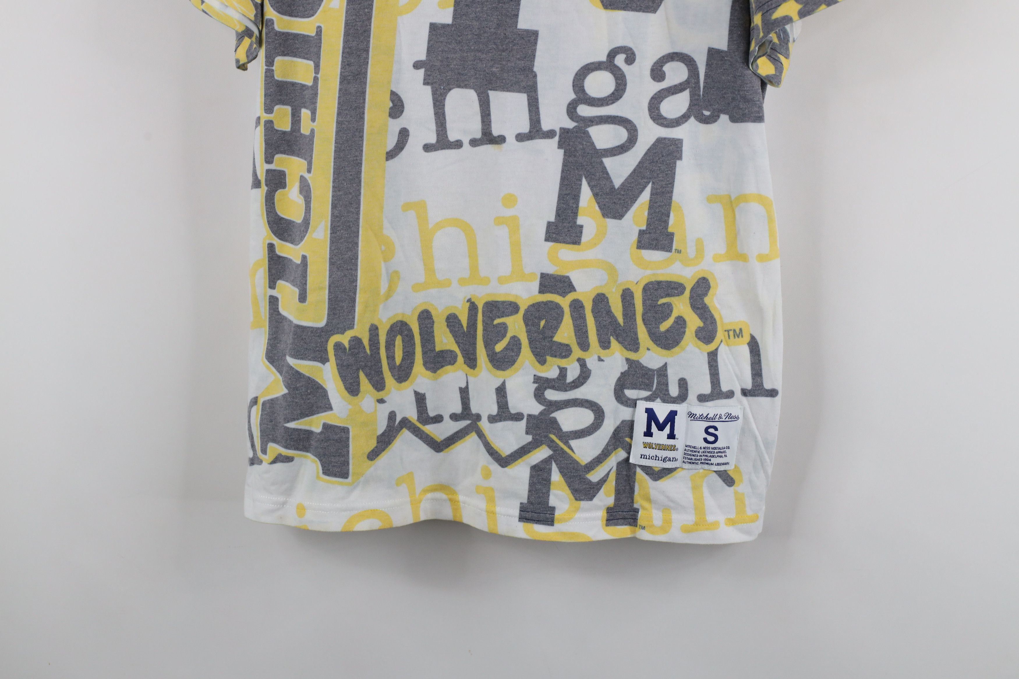 Mitchell & Ness × Vintage Vintage Mitchell & Ness Print University of Michigan T-Shirt Size US S / EU 44-46 / 1 - 3 Thumbnail
