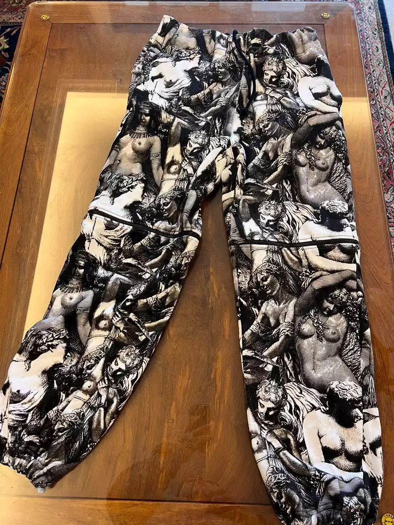 Undercover undercover Art image cotton corset leg pants Size US 34 / EU 50 - 1 Thumbnail