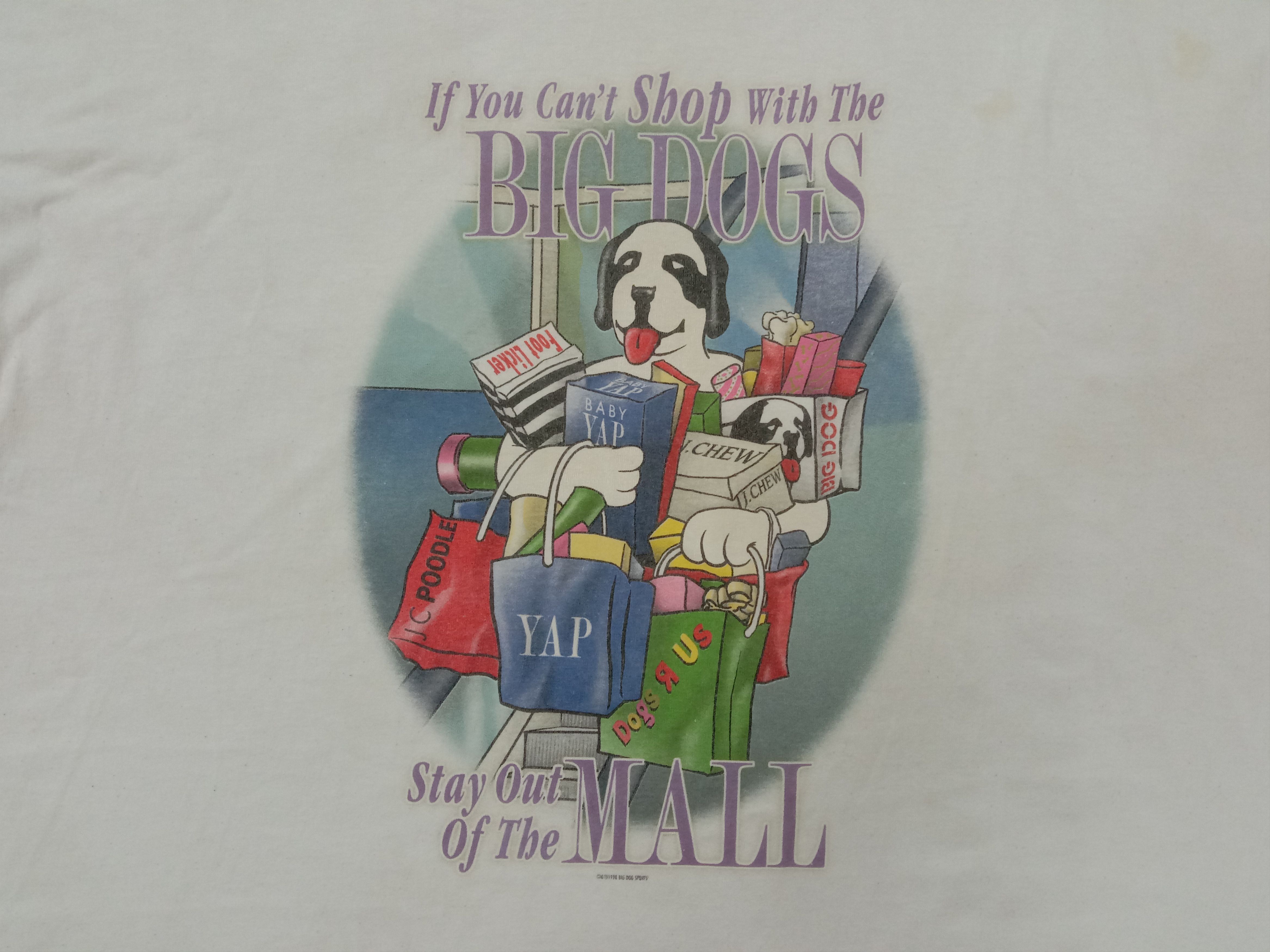 Big Dogs Vintage 90s Big Dogs Tshirt Size US XXL / EU 58 / 5 - 3 Thumbnail