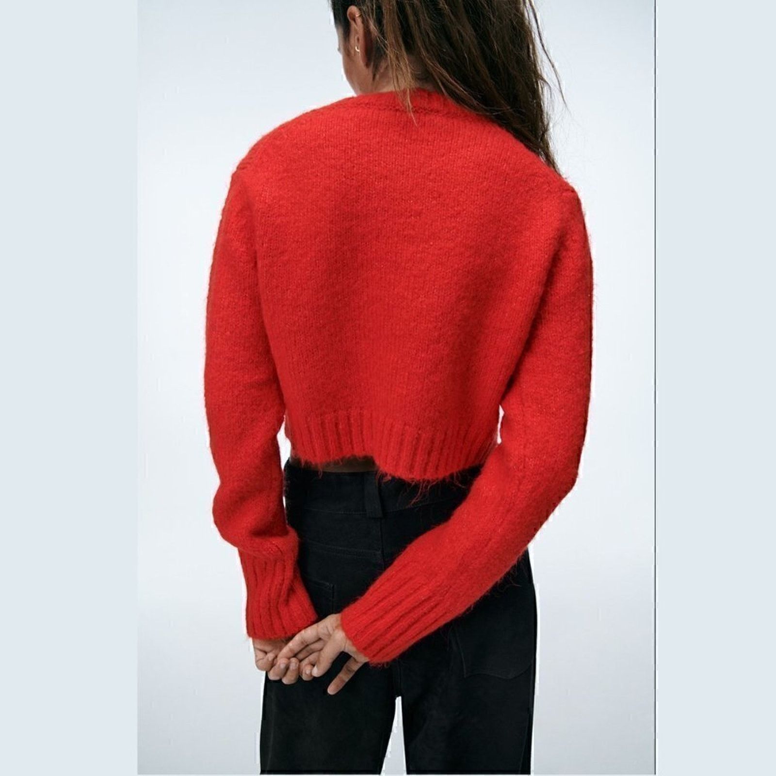 Zara ZARA Wool-Blend Knit Sweater NWT Size M / US 6-8 / IT 42-44 - 14 Thumbnail