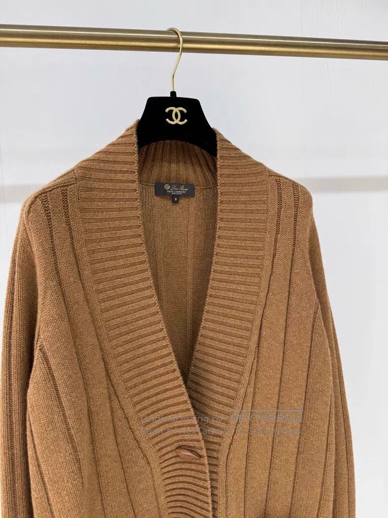Loro Piana Loro Piana Camel Baby Cashmere Cashmere Linen Open Front J Size S / US 4 / IT 40 - 4 Thumbnail