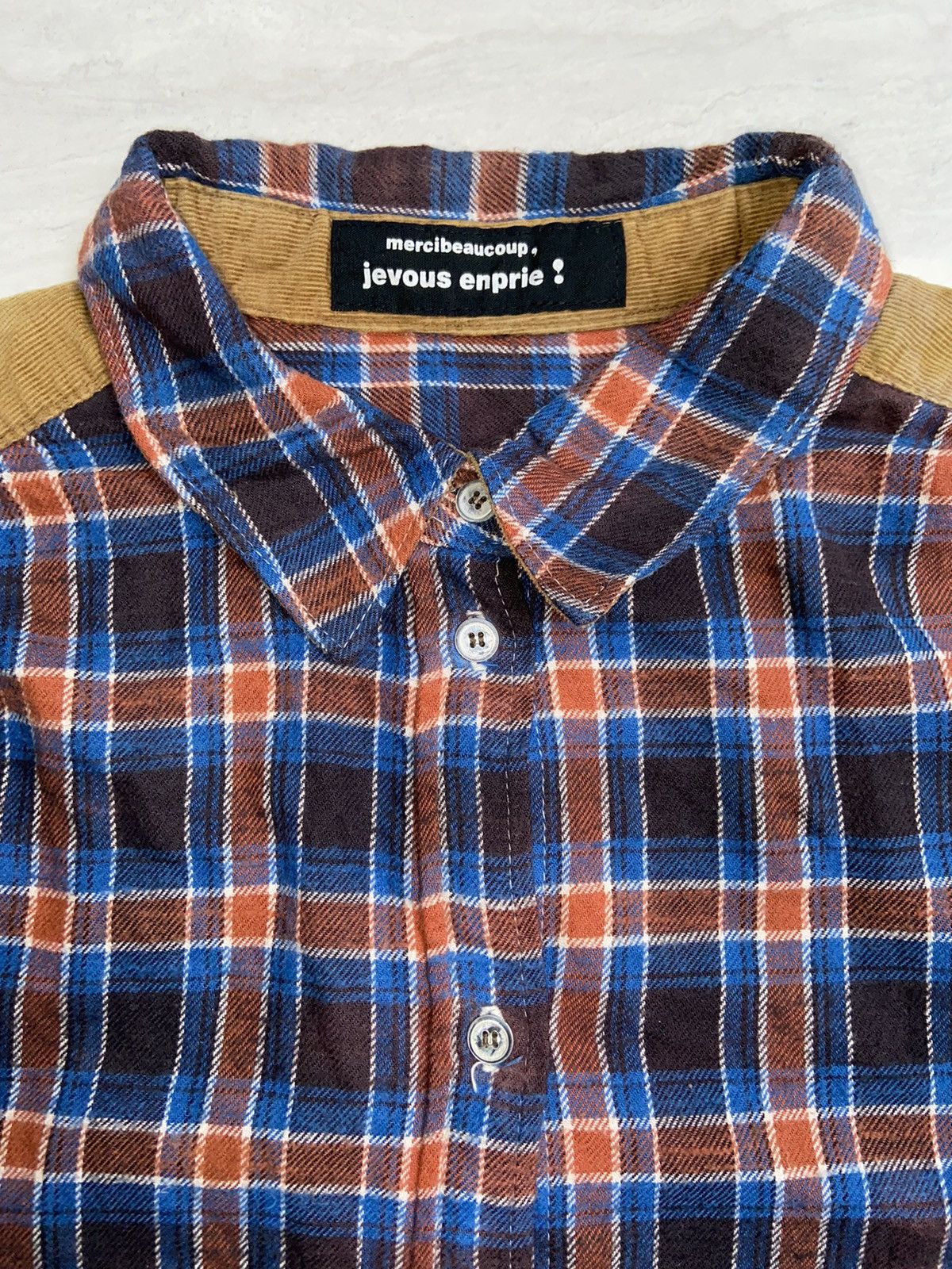 Issey Miyake Mercibeaucoup Jevous Enprie Striped Checkered Shirt Size US XL / EU 56 / 4 - 11 Thumbnail