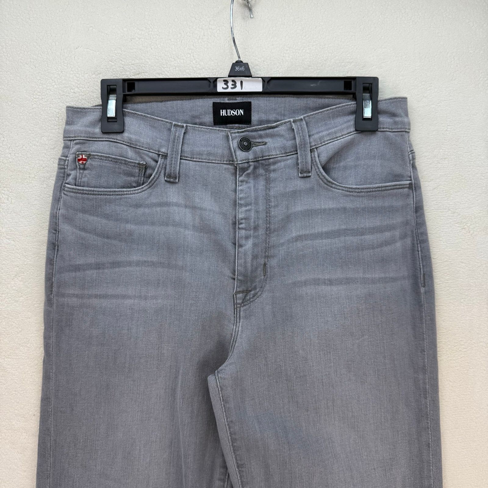 Hudson HUDSON WOMEN'S 28 STRAIGHT LEG CROPPED JEANS LONEWOLF GREY Size 28" / US 6 / IT 42 - 2 Thumbnail