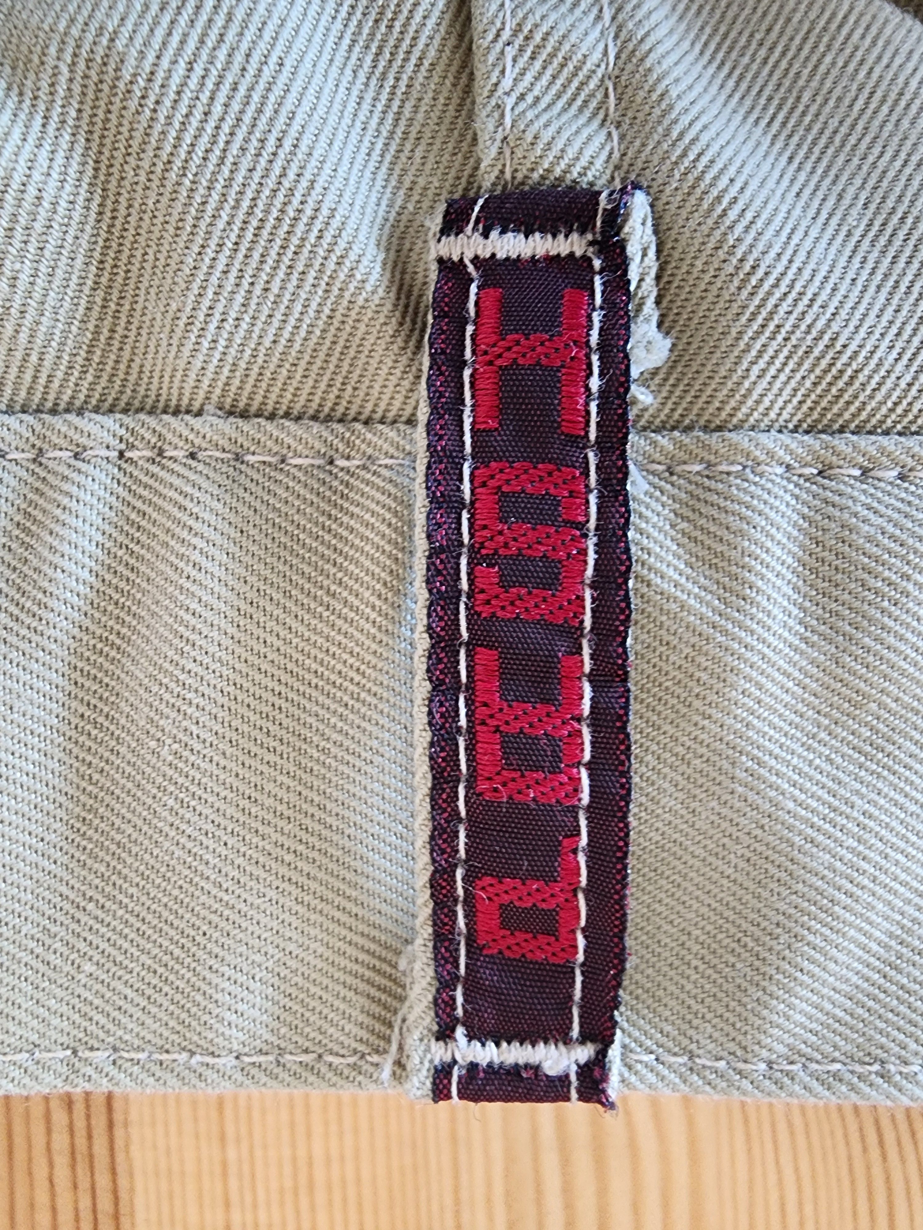 Other Vintage 90s Pash Pants – Beige Khaki, Unworn, Rare Find Size US 32 / EU 48 - 8 Thumbnail