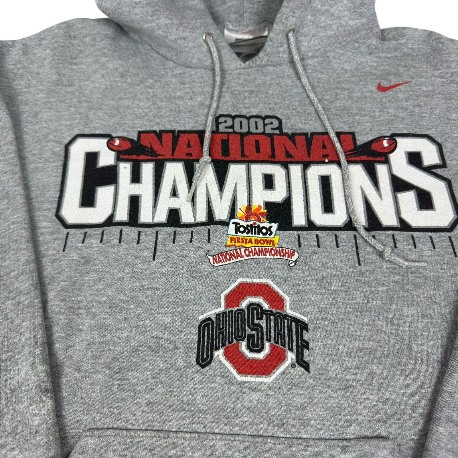 Nike Nike Men's Gray Ohio State Buckeyes Football Hoodie Medium Size US M / EU 48-50 / 2 - 5 Thumbnail