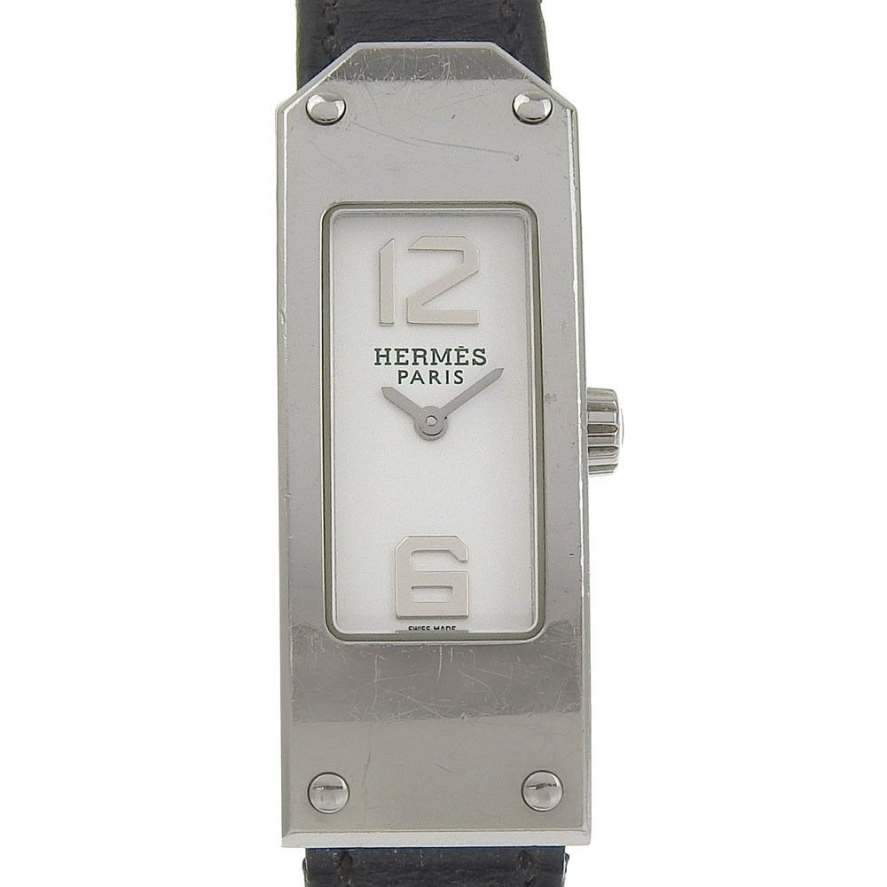 Hermes Hermes Hermes Kelly2 Stainless Steel Quartz Metal Quartz KT1.210 DUTY FREE for USA Size ONE SIZE - 1 Thumbnail