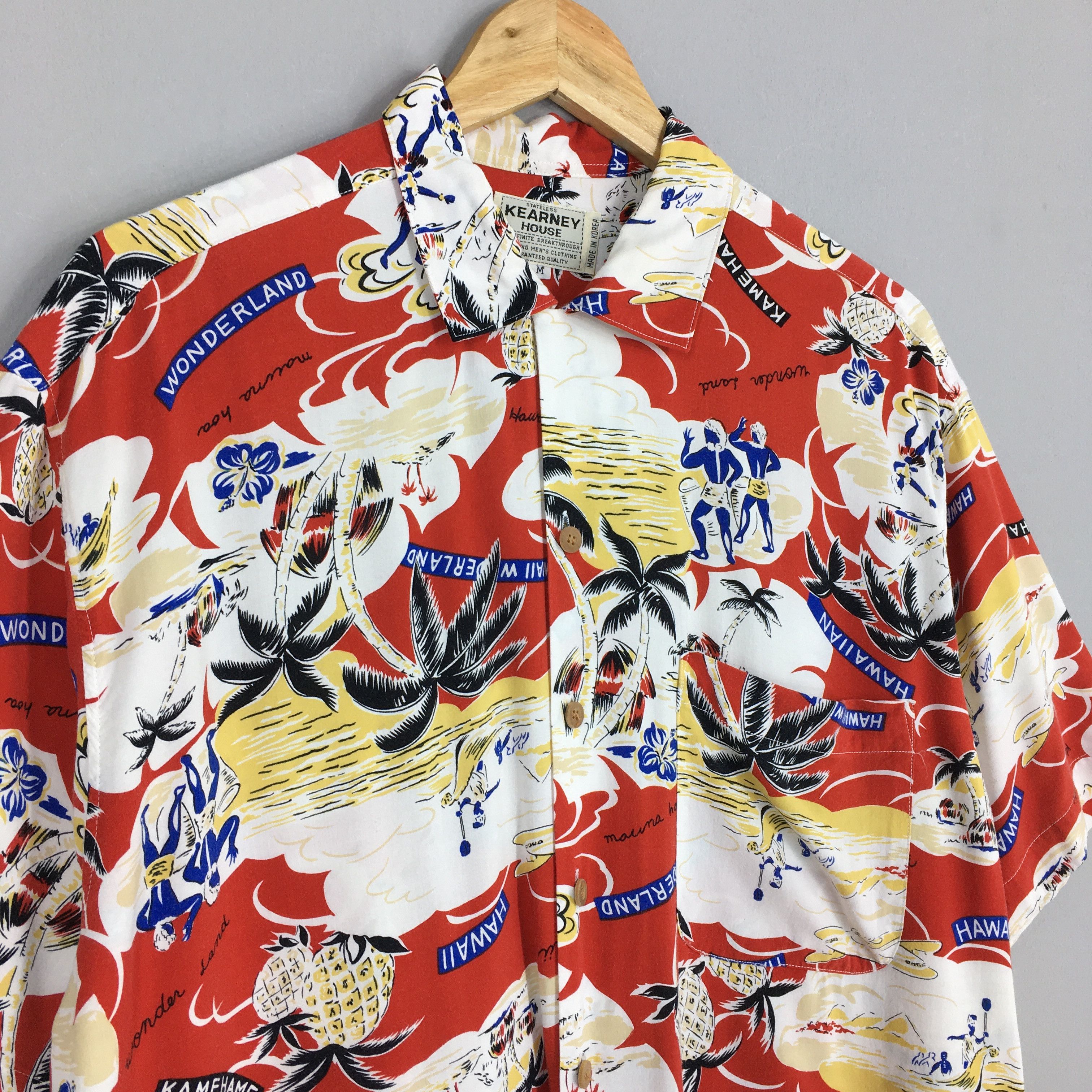 Vintage Vintage Kearney House Hawaiian Hula Girl Aloha Tropical Size US M / EU 48-50 / 2 - 3 Thumbnail
